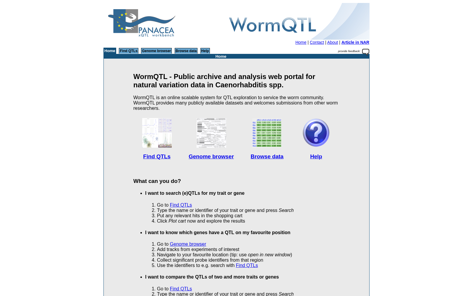 WormQTL 数据集图片