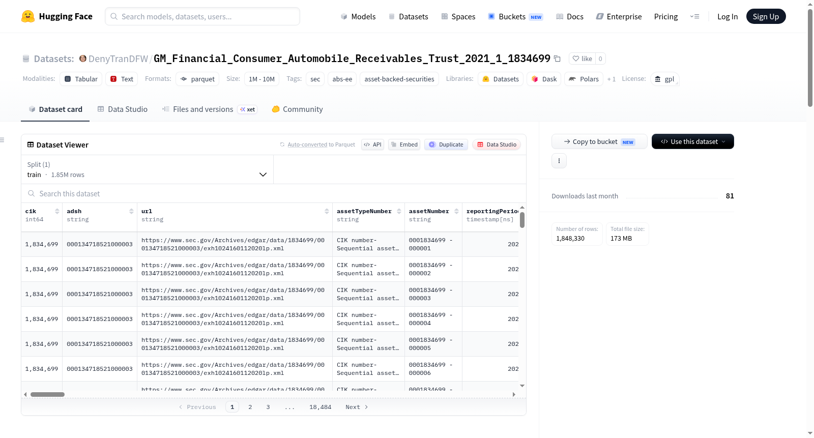 DenyTranDFW/GM_Financial_Consumer_Automobile_Receivables_Trust_2021_1_1834699 数据集图片