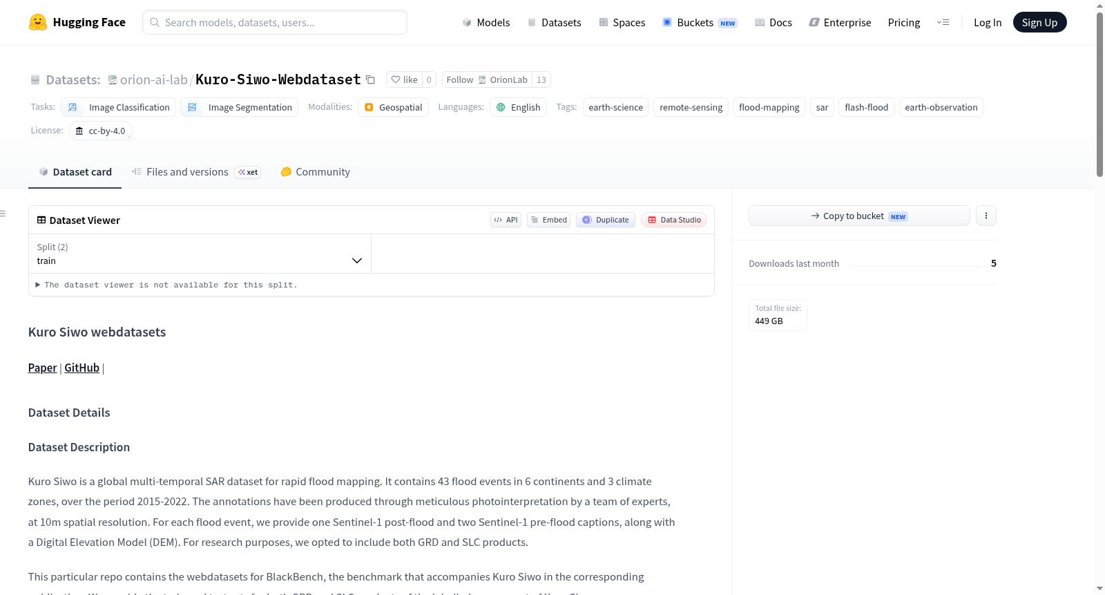 Kuro-Siwo-Webdataset 数据集图片