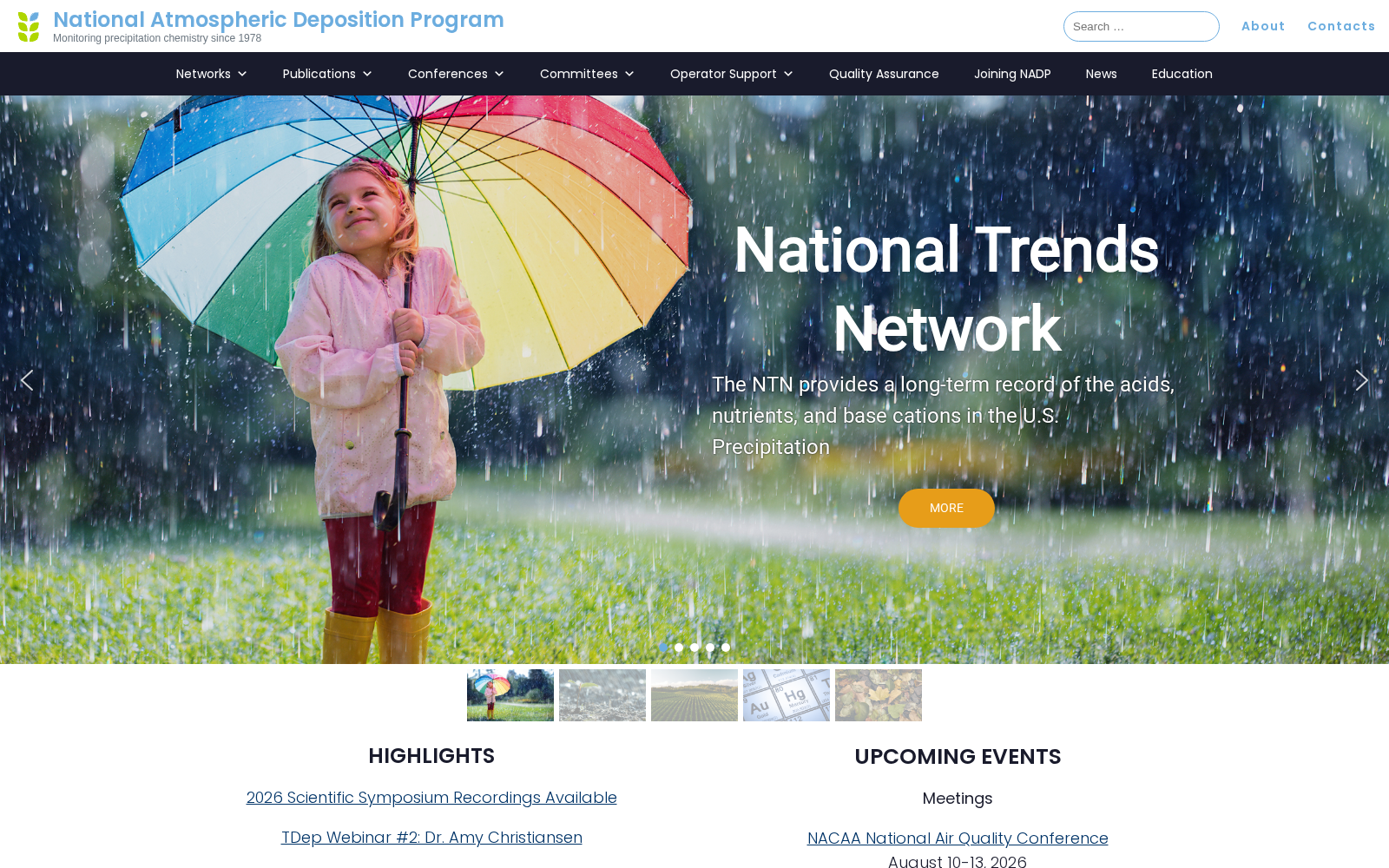 National Atmospheric Deposition Program 数据集图片