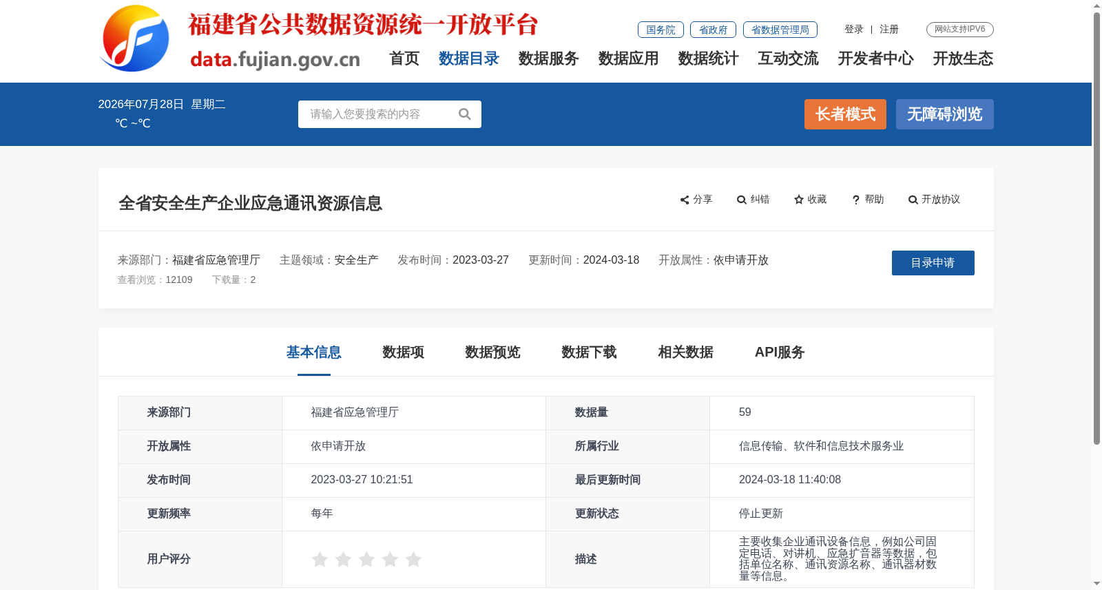 全省安全生产企业应急通讯资源信息 数据集图片