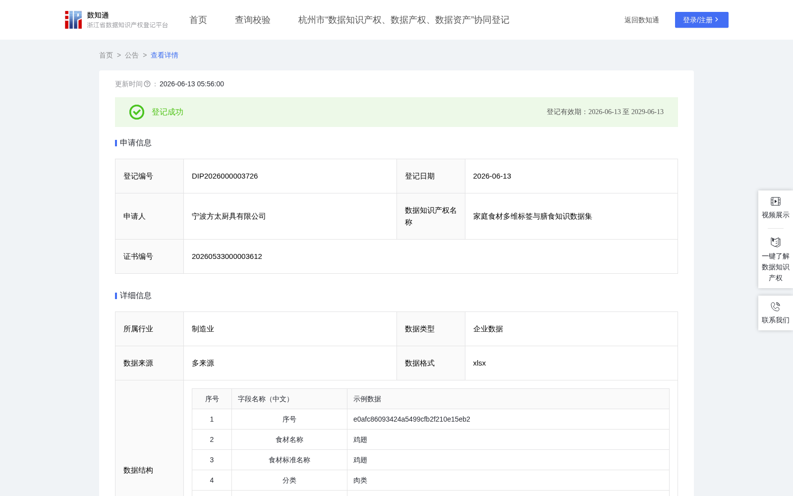 家庭食材多维标签与膳食知识数据集 数据集图片