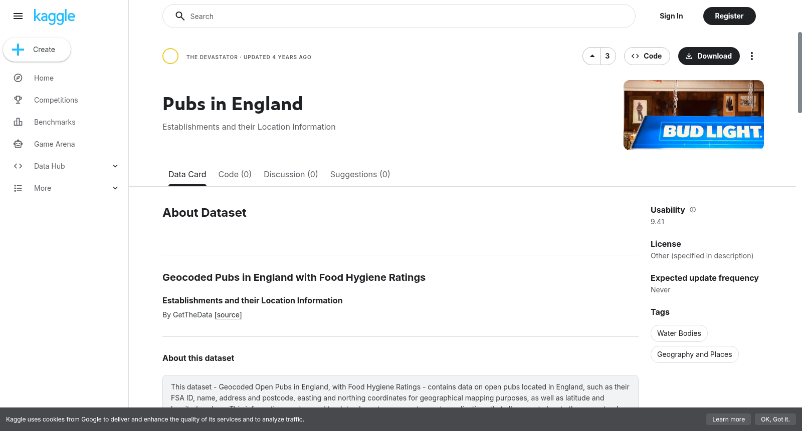 Pubs in England 数据集图片