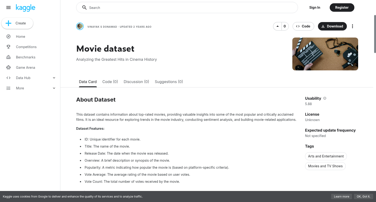 Movie dataset 数据集图片