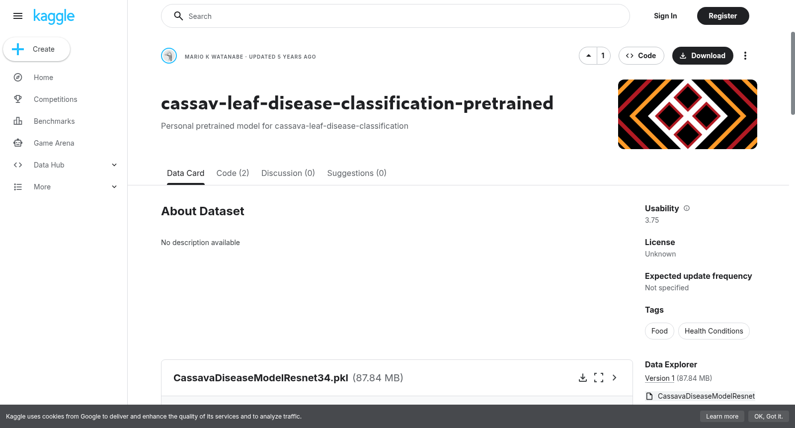 cassav-leaf-disease-classification-pretrained 数据集图片