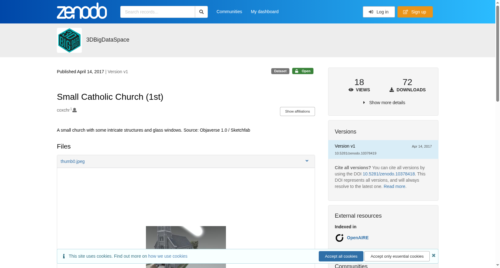 Small Catholic Church (1st) 数据集图片