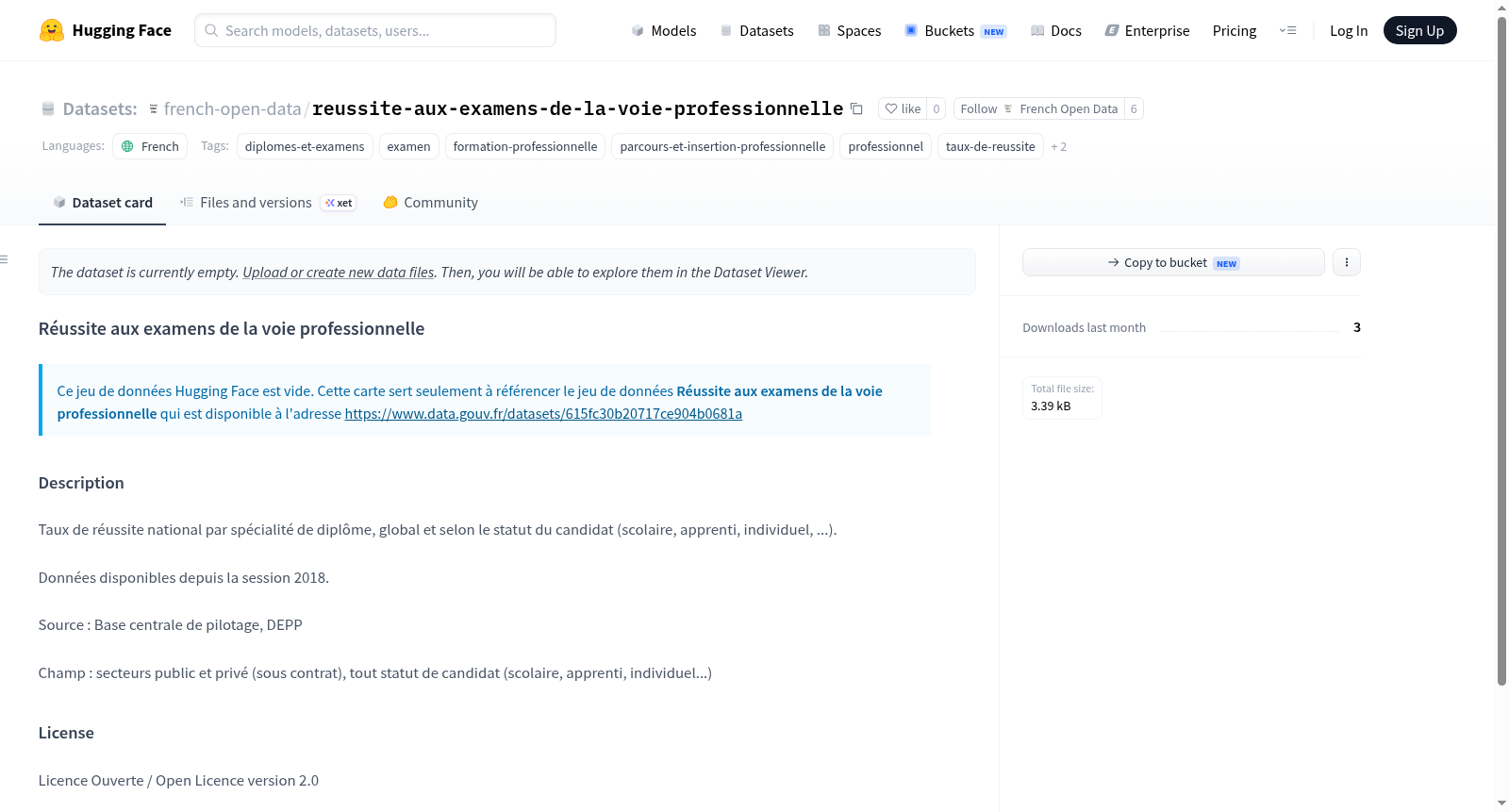 Data-Gouv-FR/reussite-aux-examens-de-la-voie-professionnelle 数据集图片