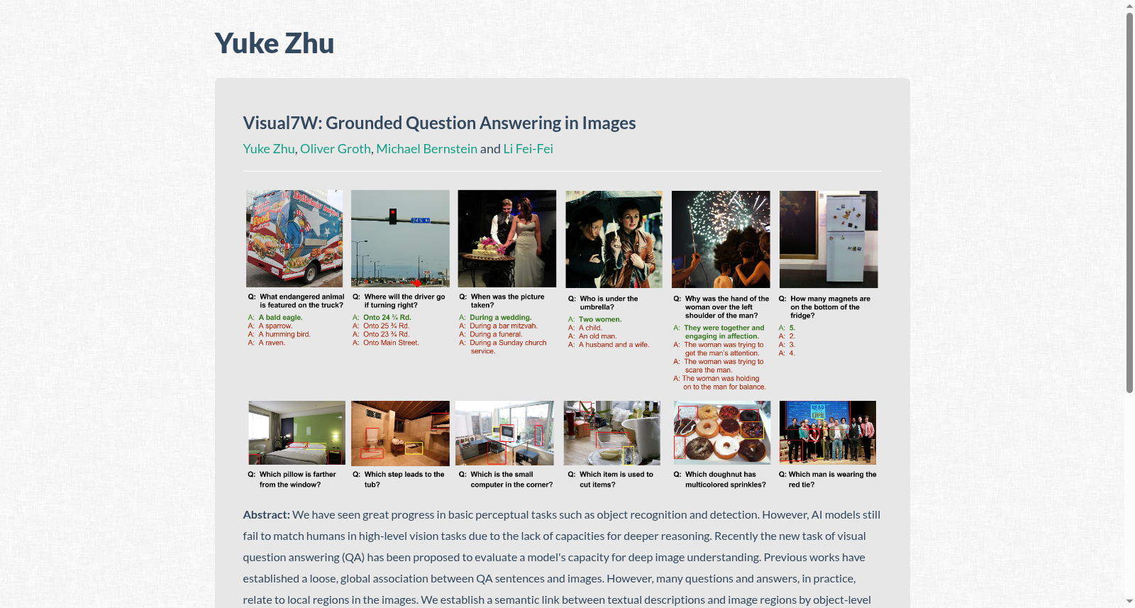 Visual7W 数据集图片