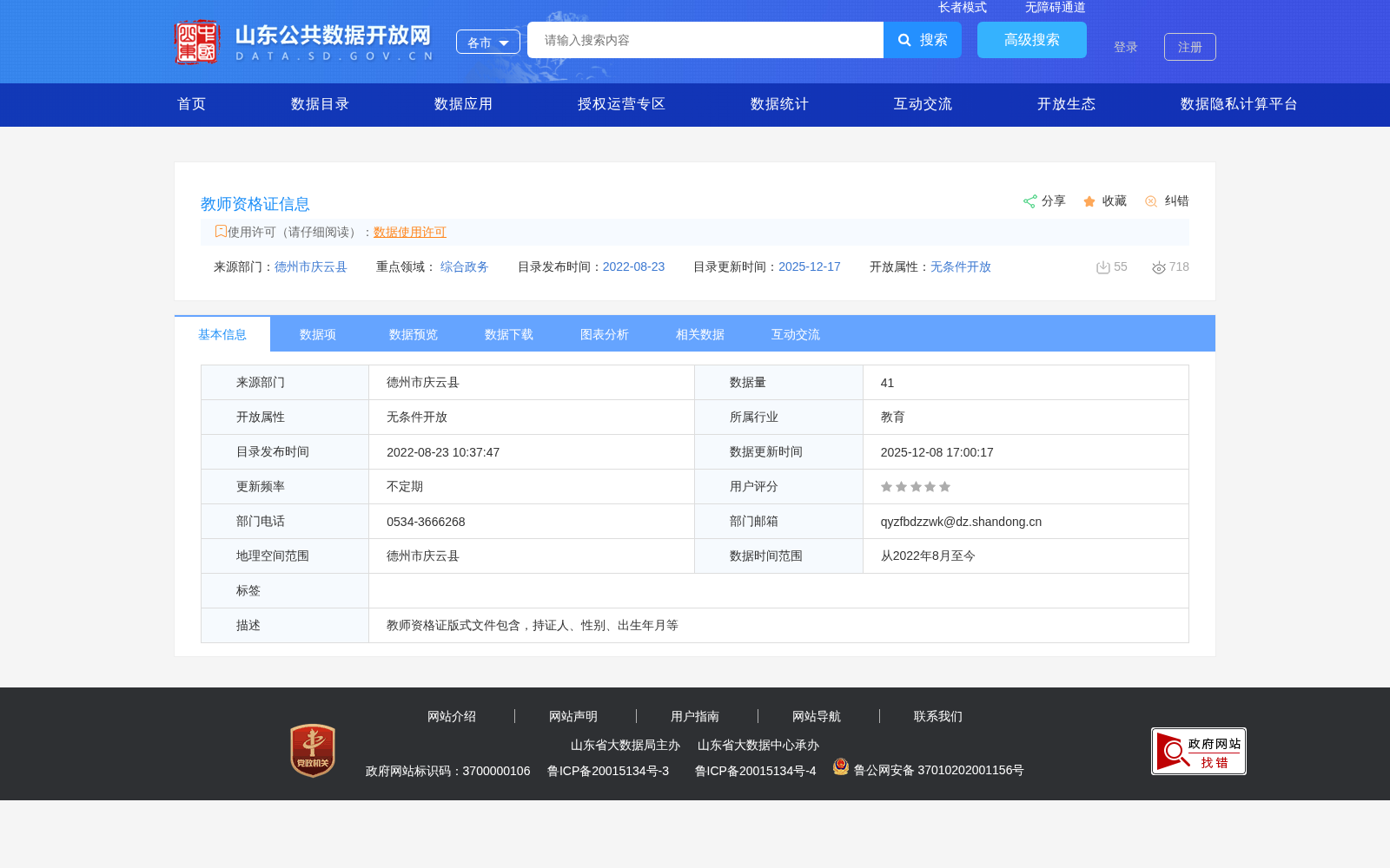 教师资格证信息 数据集图片