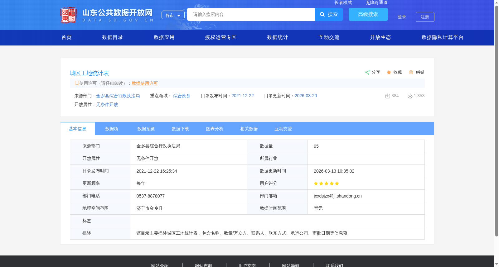 城区工地统计表 数据集图片