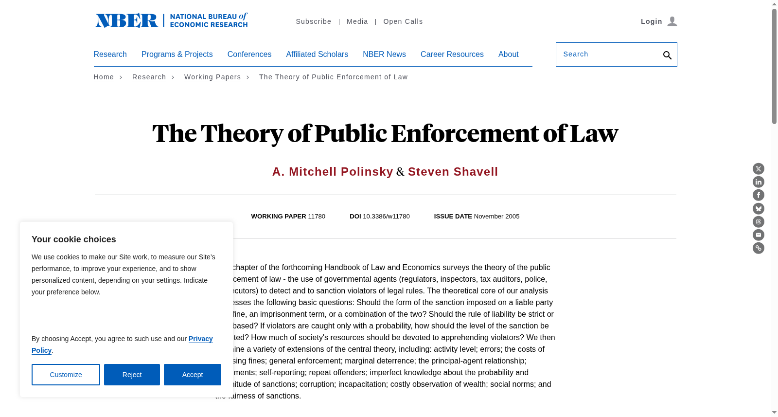 The Theory of Public Enforcement of Law 数据集图片