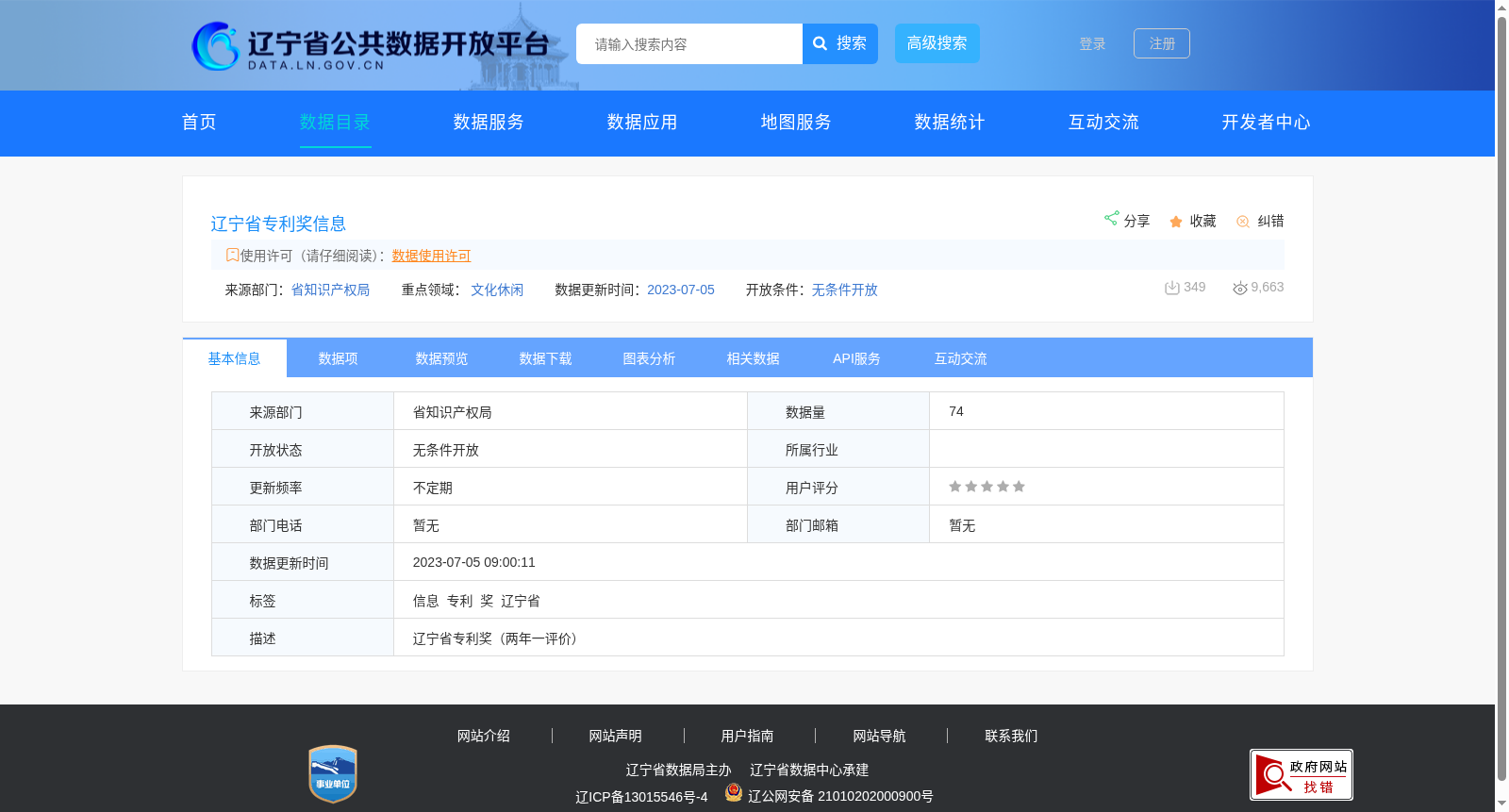 辽宁省专利奖信息 数据集图片