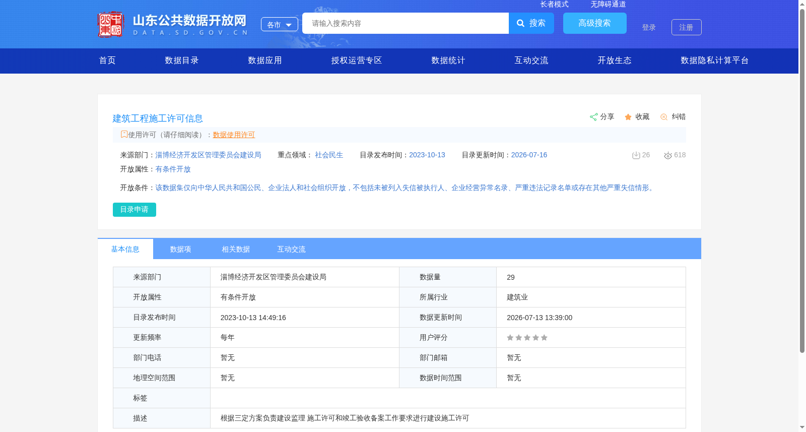 建筑工程施工许可信息 数据集图片