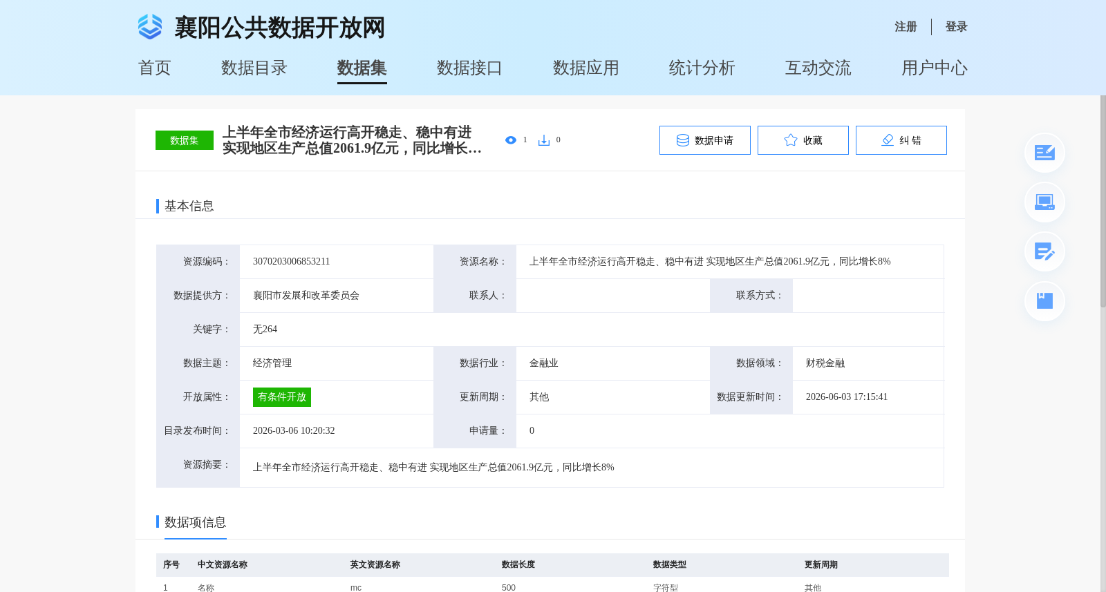 上半年全市经济运行高开稳走、稳中有进 实现地区生产总值2061.9亿元,同比增长8% 数据集图片