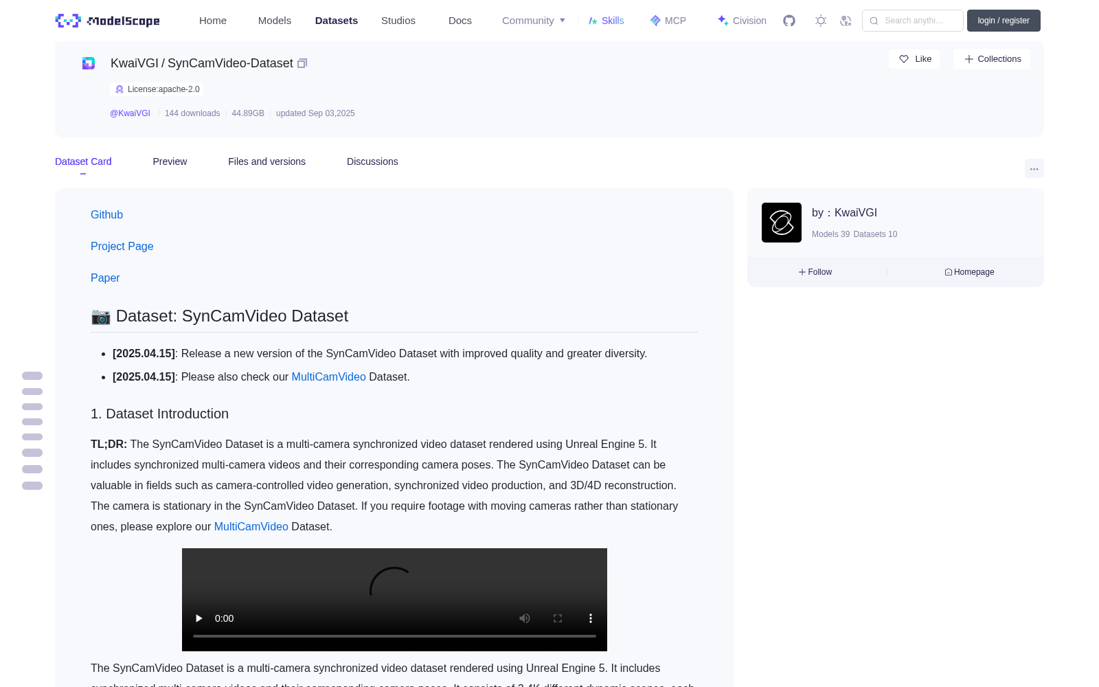 SynCamVideo-Dataset 数据集图片