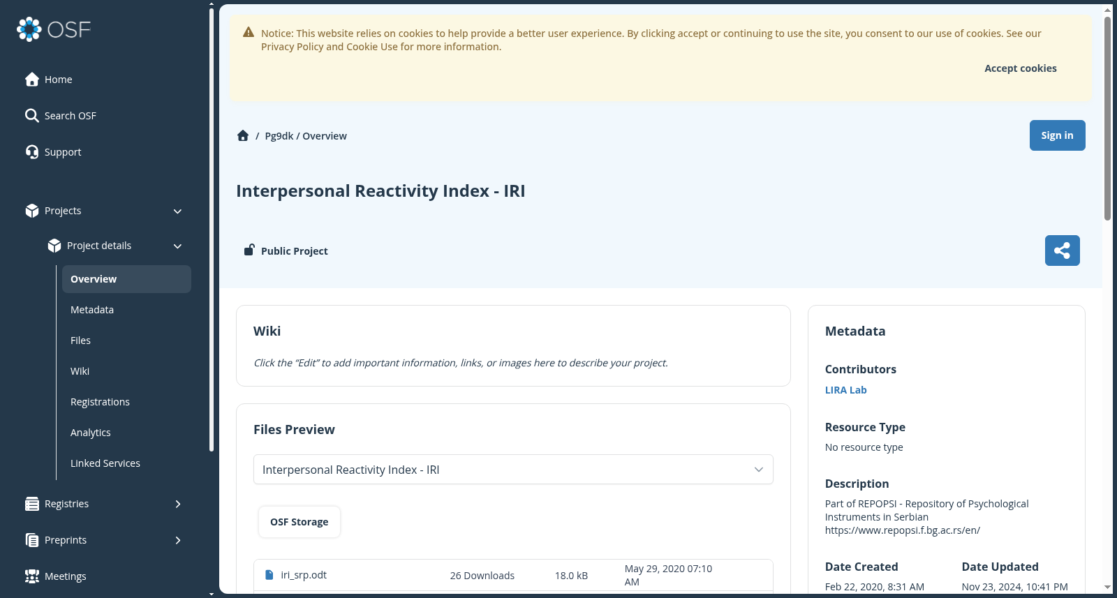 Interpersonal Reactivity Index - IRI 数据集图片