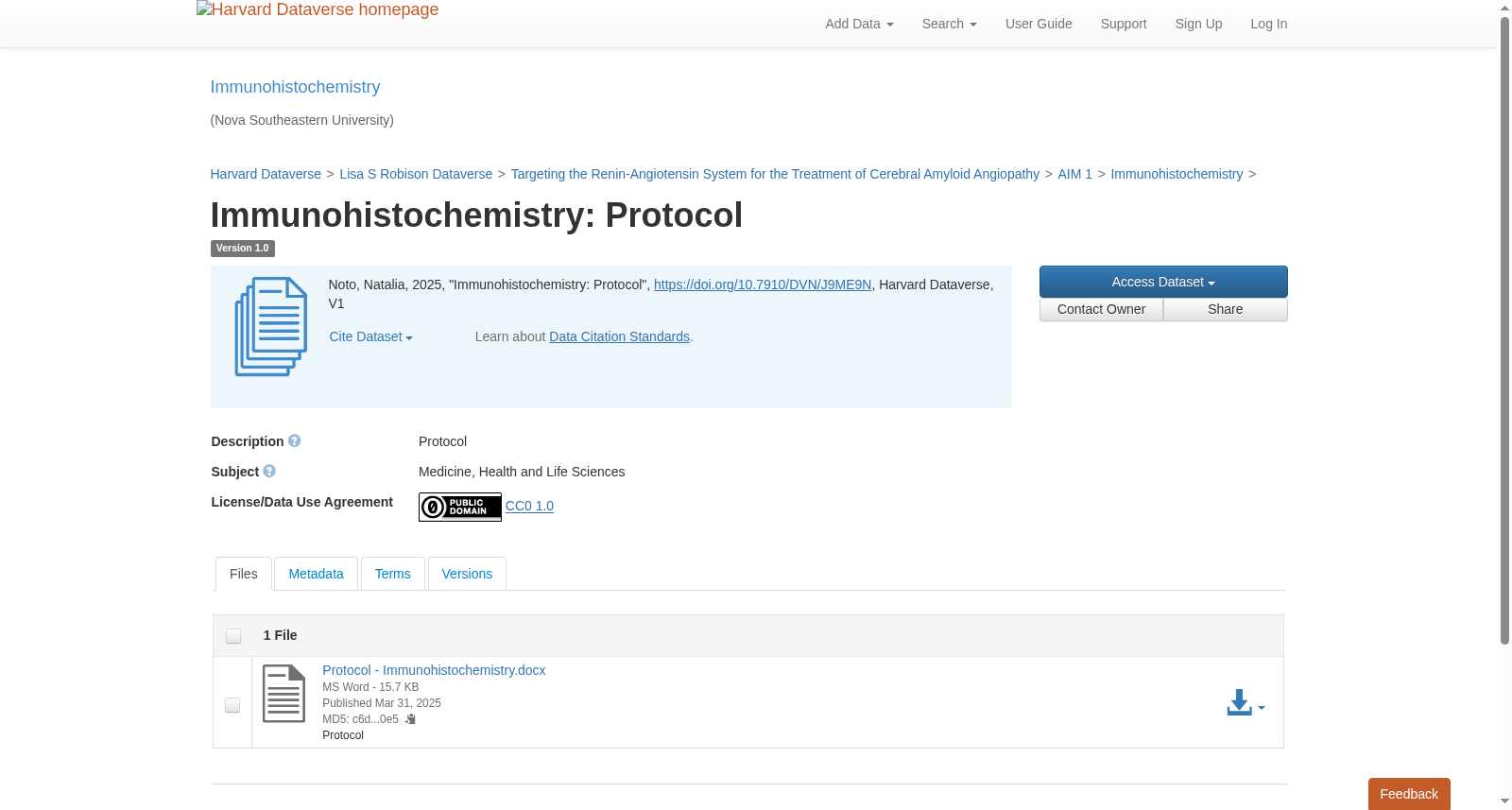 Immunohistochemistry: Protocol 数据集图片