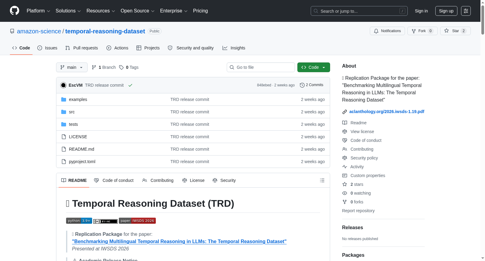 Temporal Reasoning Dataset (TRD) 数据集图片
