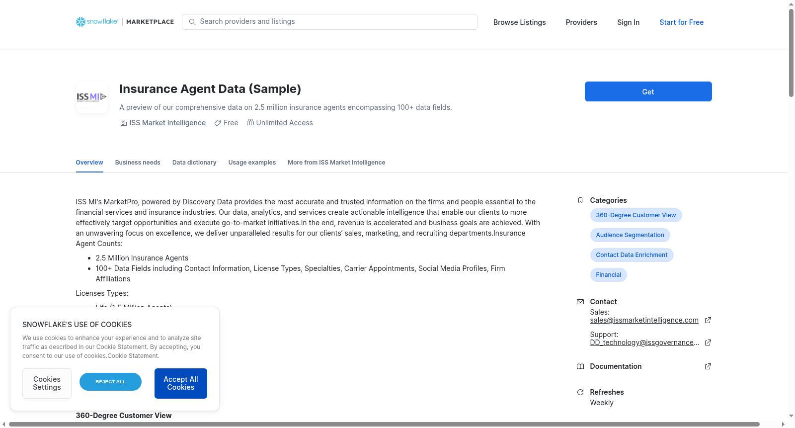 Insurance Agent Data (Sample) 数据集图片