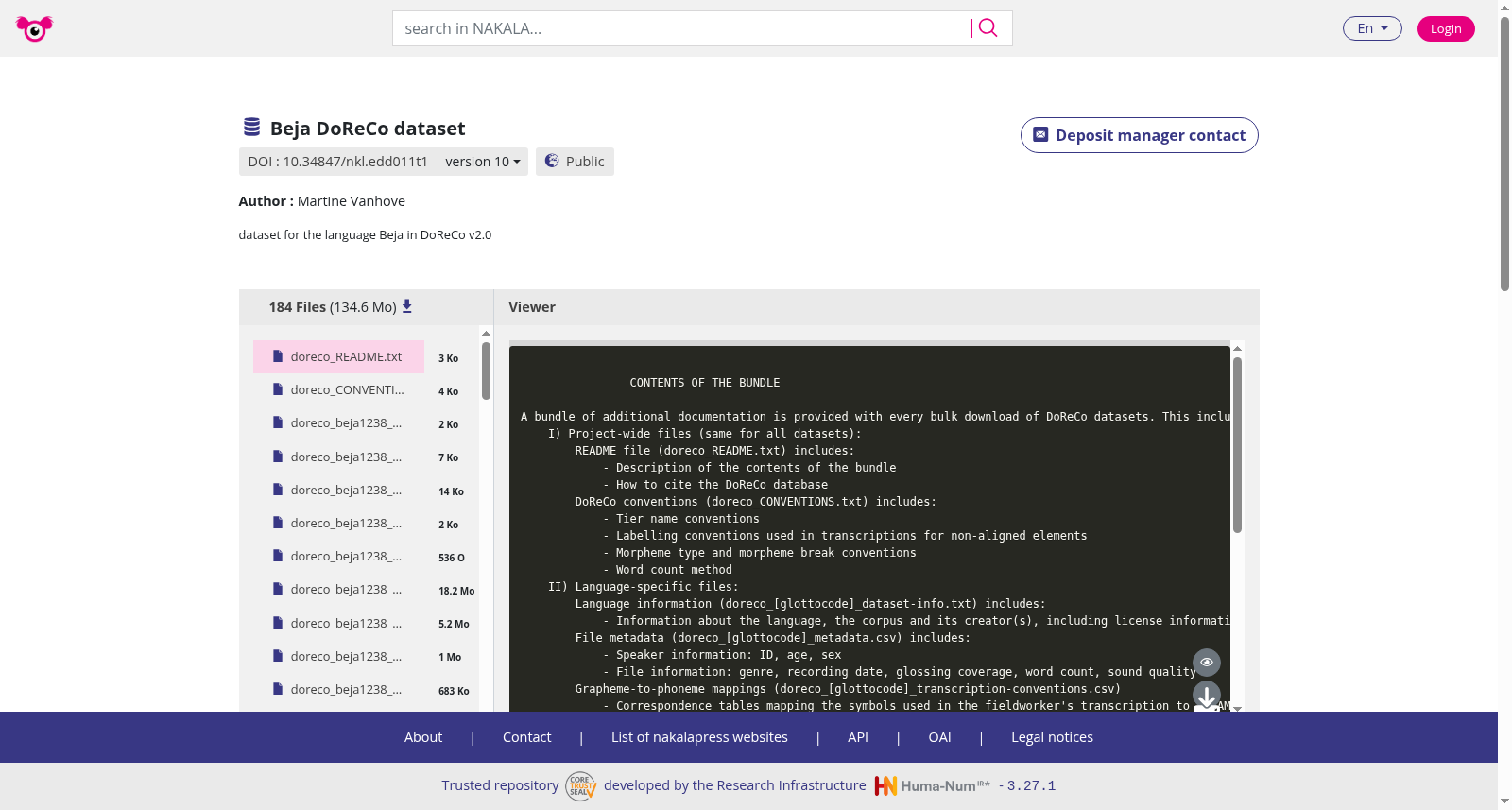 Beja DoReCo dataset 数据集图片