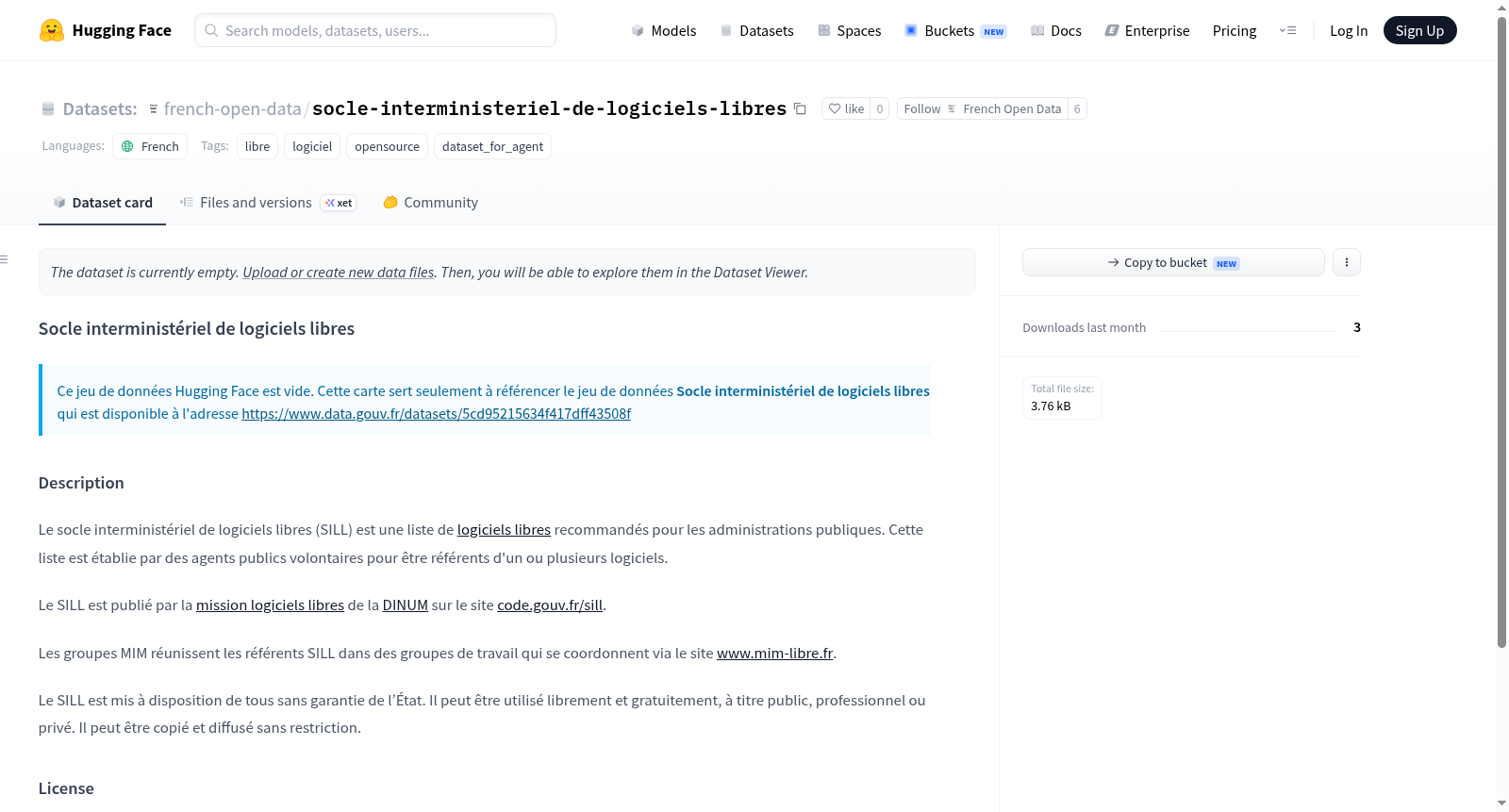Data-Gouv-FR/socle-interministeriel-de-logiciels-libres 数据集图片