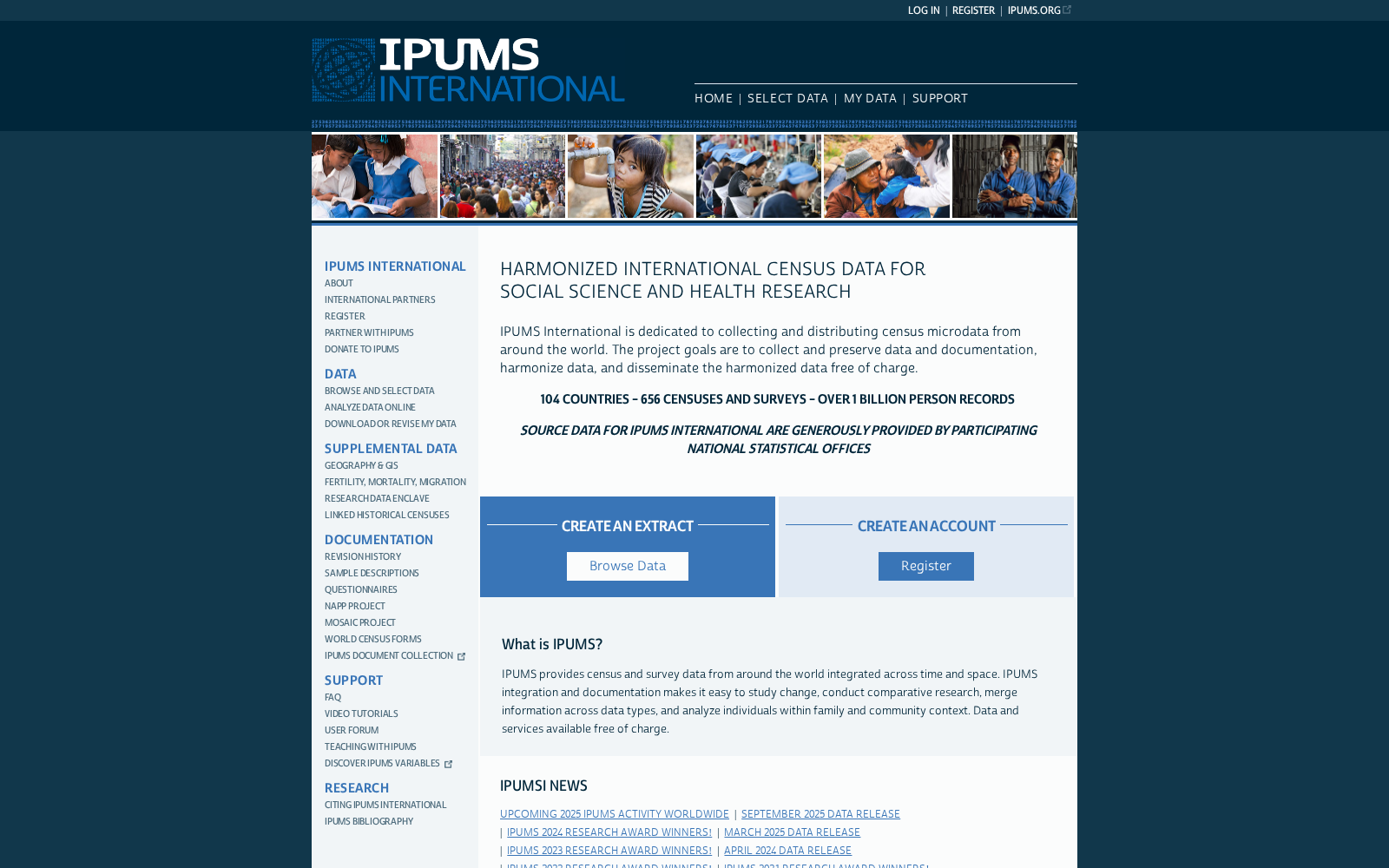 Integrated Public Use Microdata Series - International 数据集图片