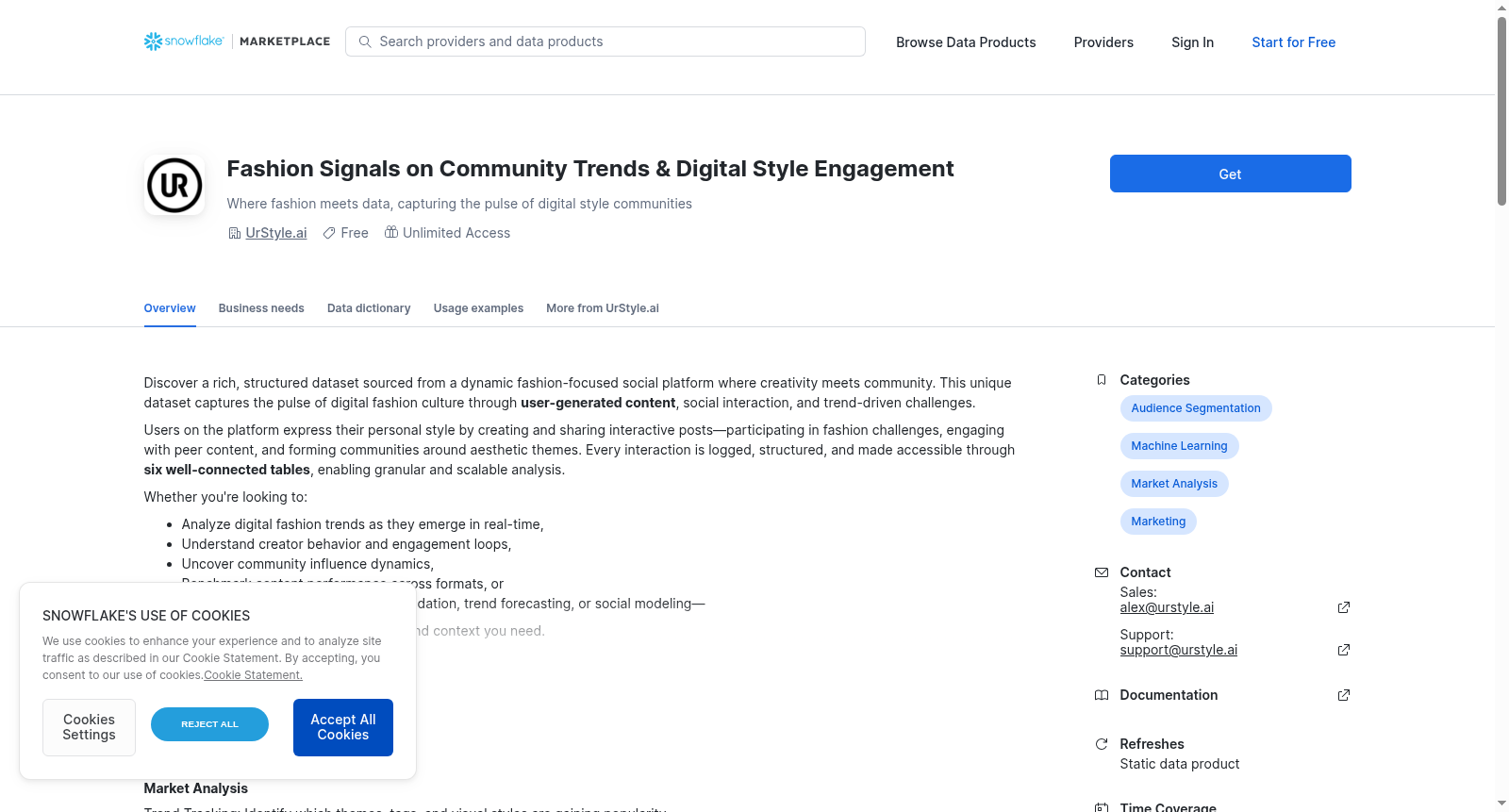 Fashion Signals on Community Trends & Digital Style Engagement 数据集图片