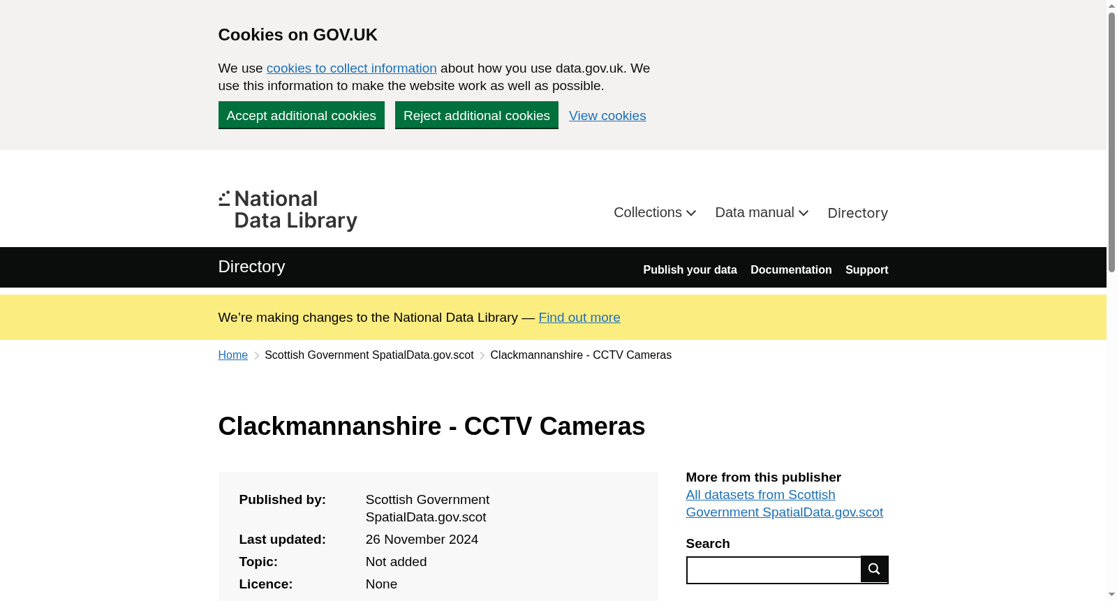 Clackmannanshire - CCTV Cameras 数据集图片
