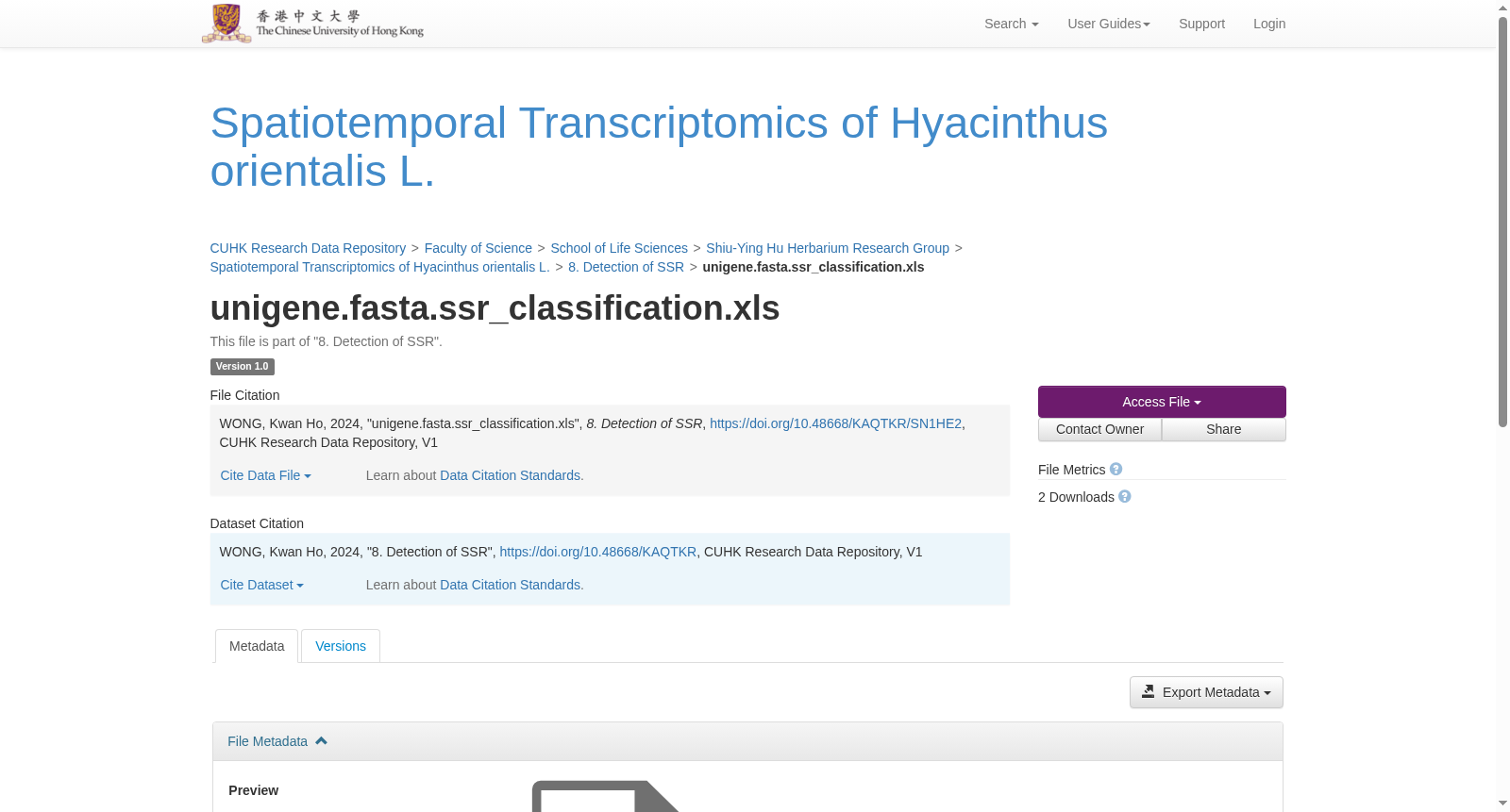 unigene.fasta.ssr_classification.xls 数据集图片