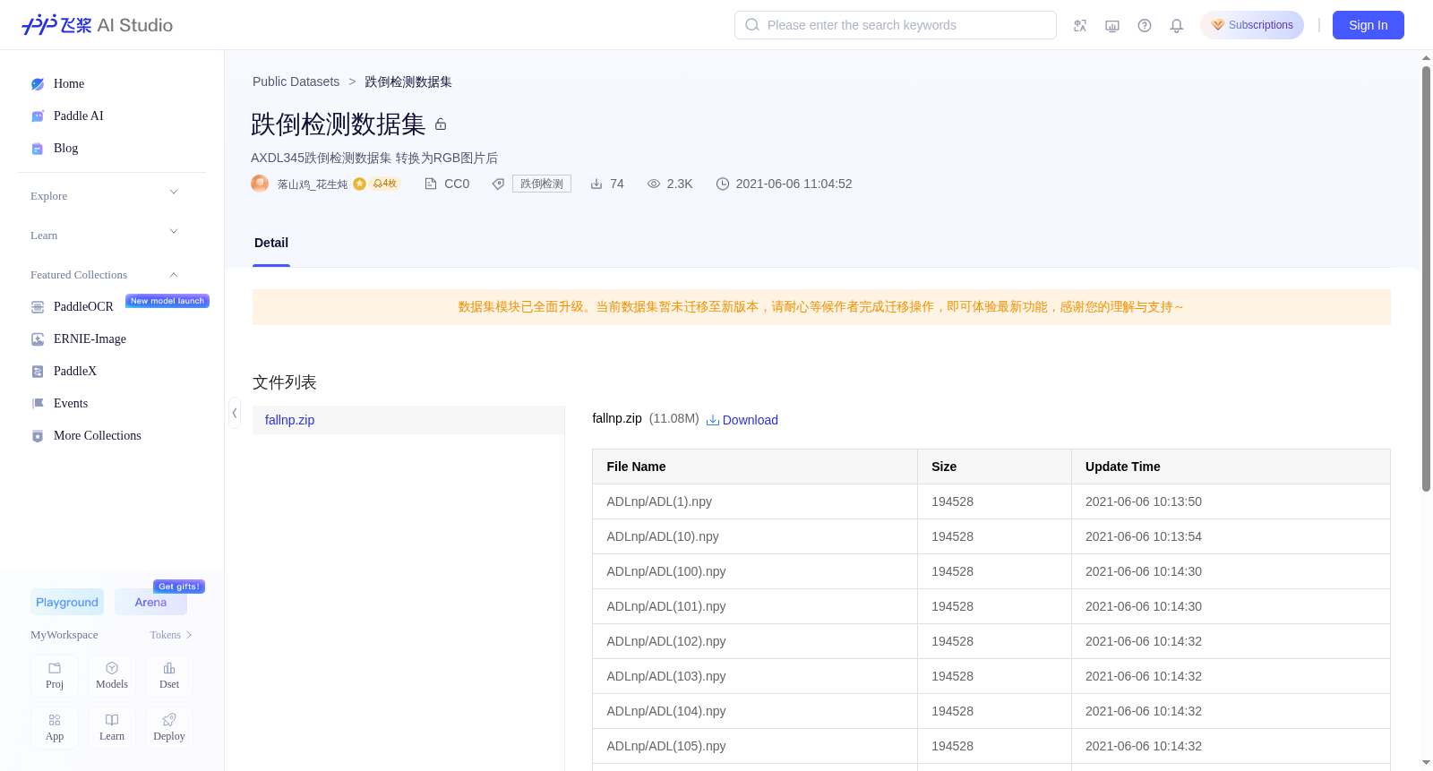 跌倒检测数据集 数据集图片