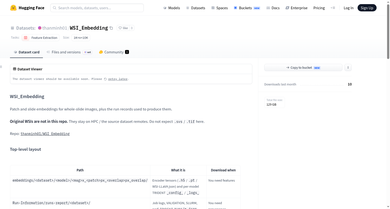 WSI_Embedding 数据集图片