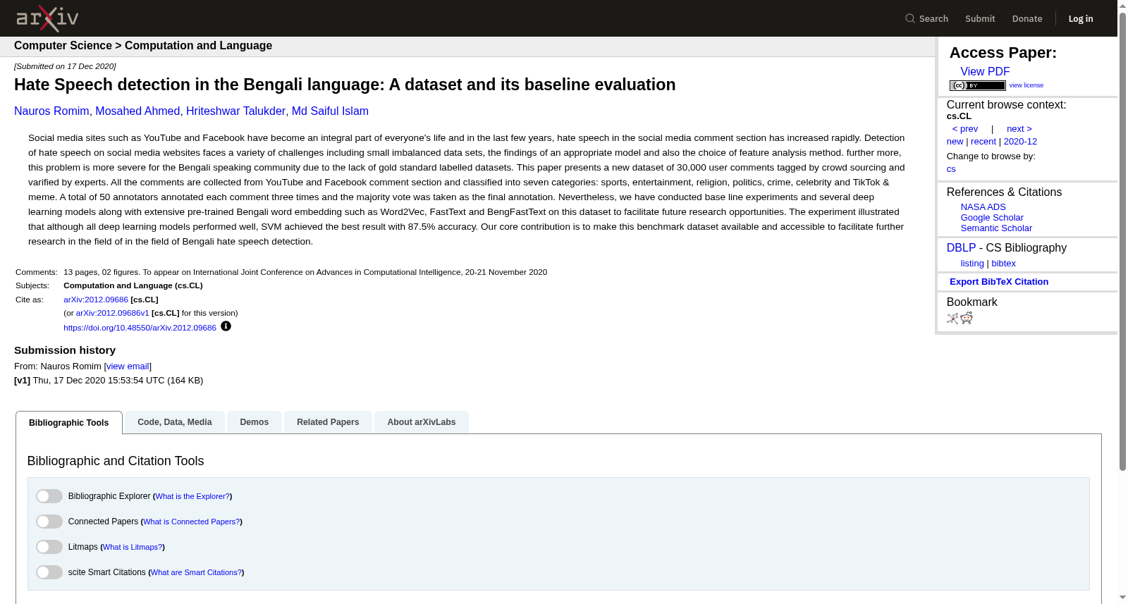 Bengali Hate Speech Dataset 数据集图片