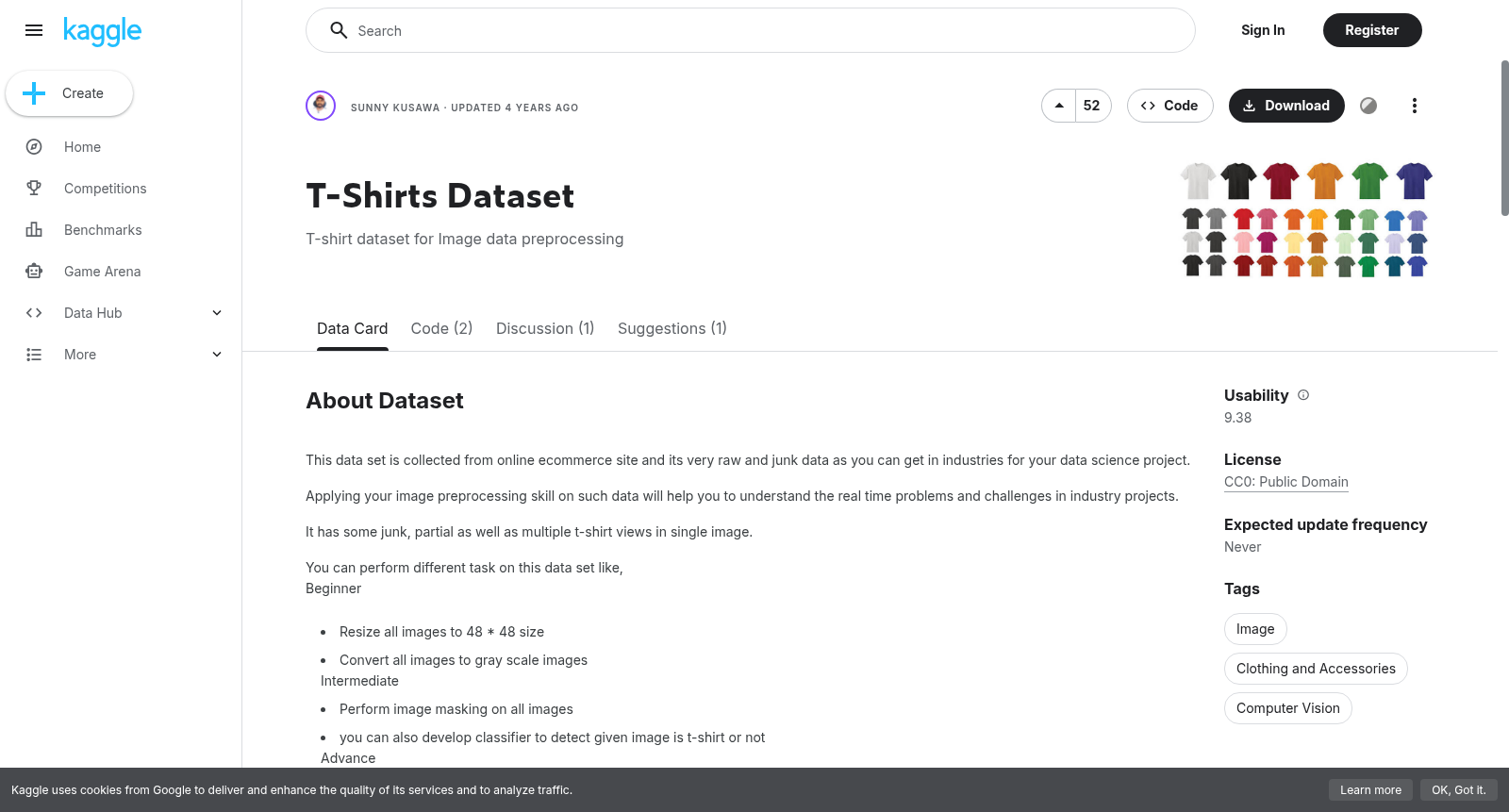 T-Shirts Dataset 数据集图片