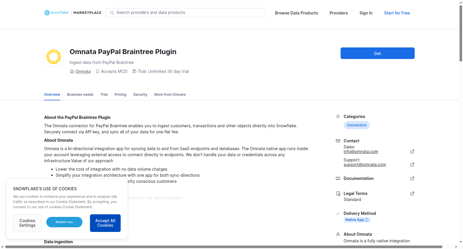 Omnata PayPal Braintree Plugin 数据集图片