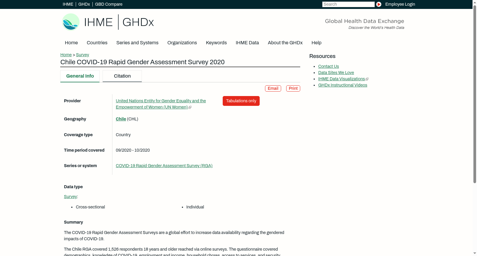 Chile COVID-19 Rapid Gender Assessment Survey 2020 数据集图片