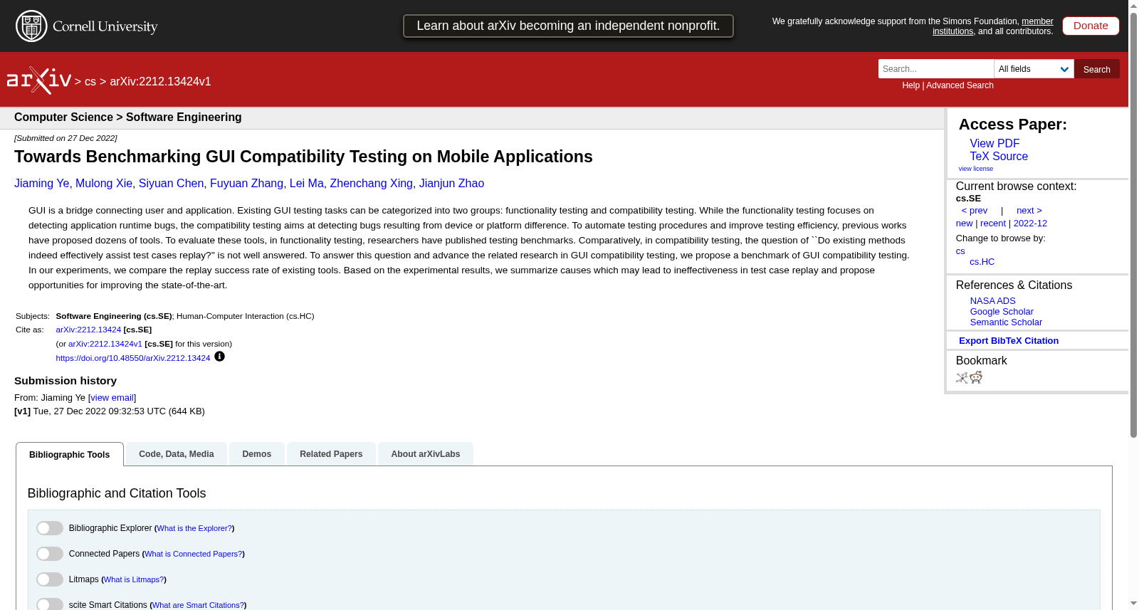 GUI Compatibility Testing Dataset 数据集图片