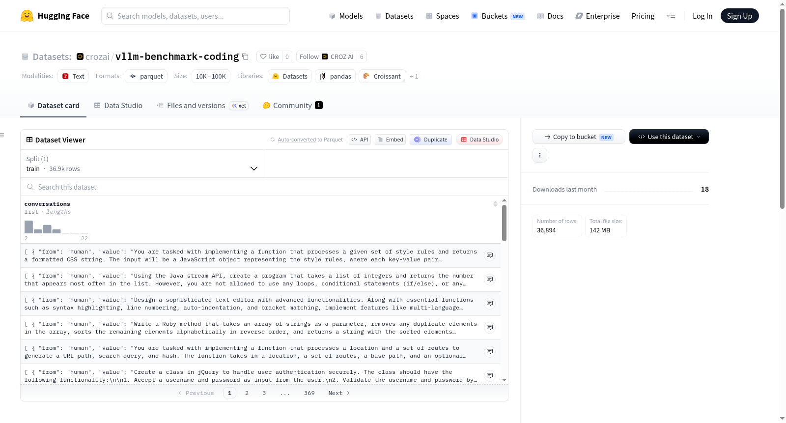 crozai/vllm-benchmark-coding 数据集图片
