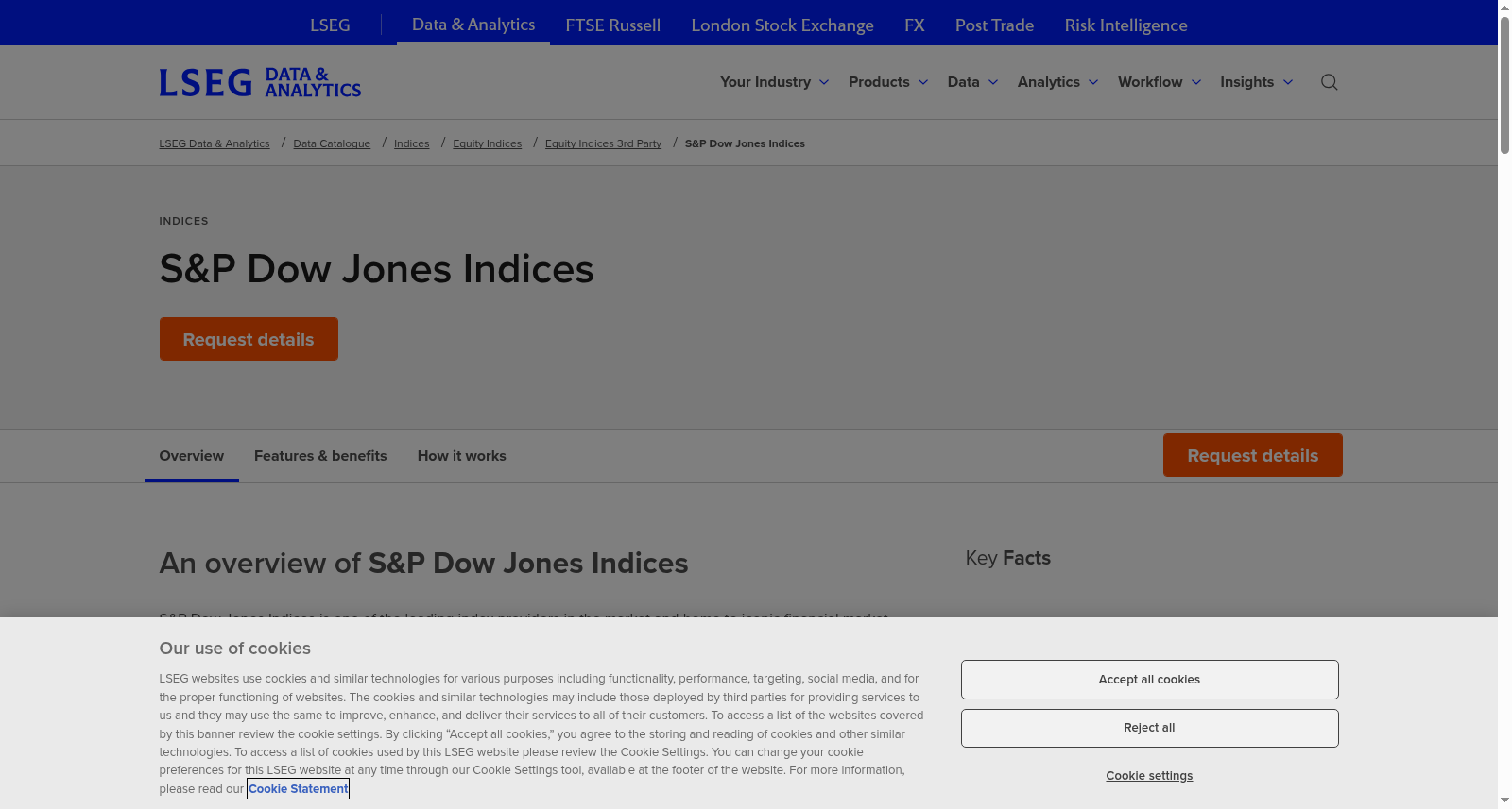 S&P Global Dow Jones Indices Data 数据集图片
