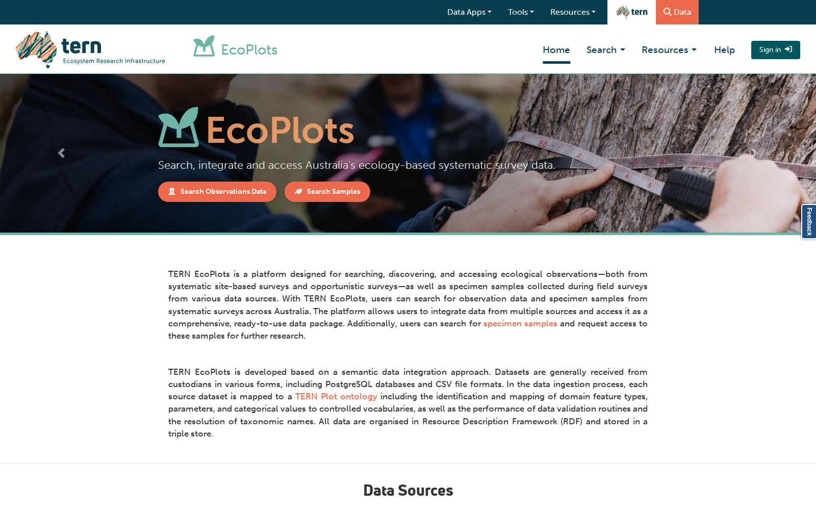 TERN EcoPlots 数据集图片