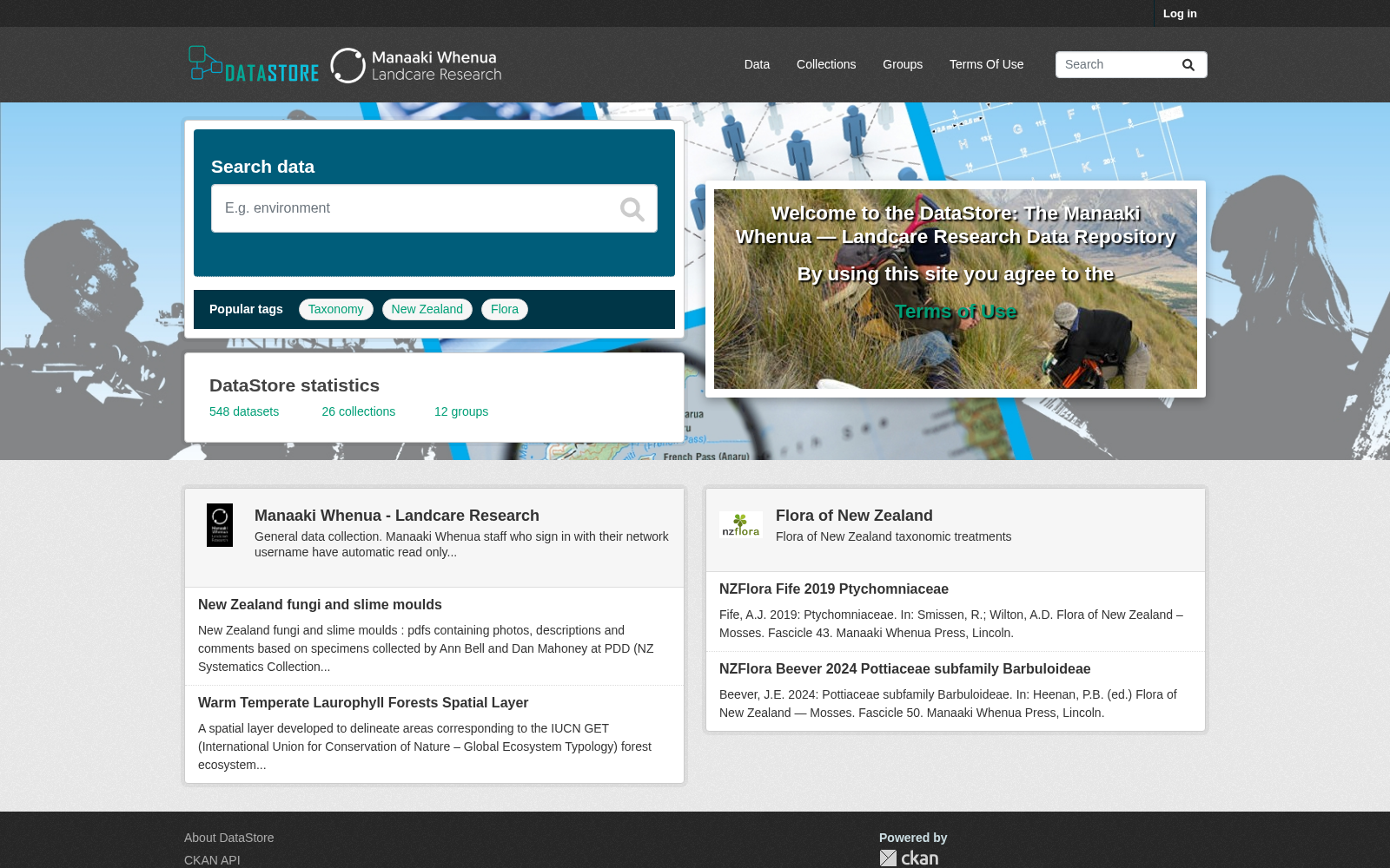 Manaaki Whenua Landcare Research DataStore 数据集图片