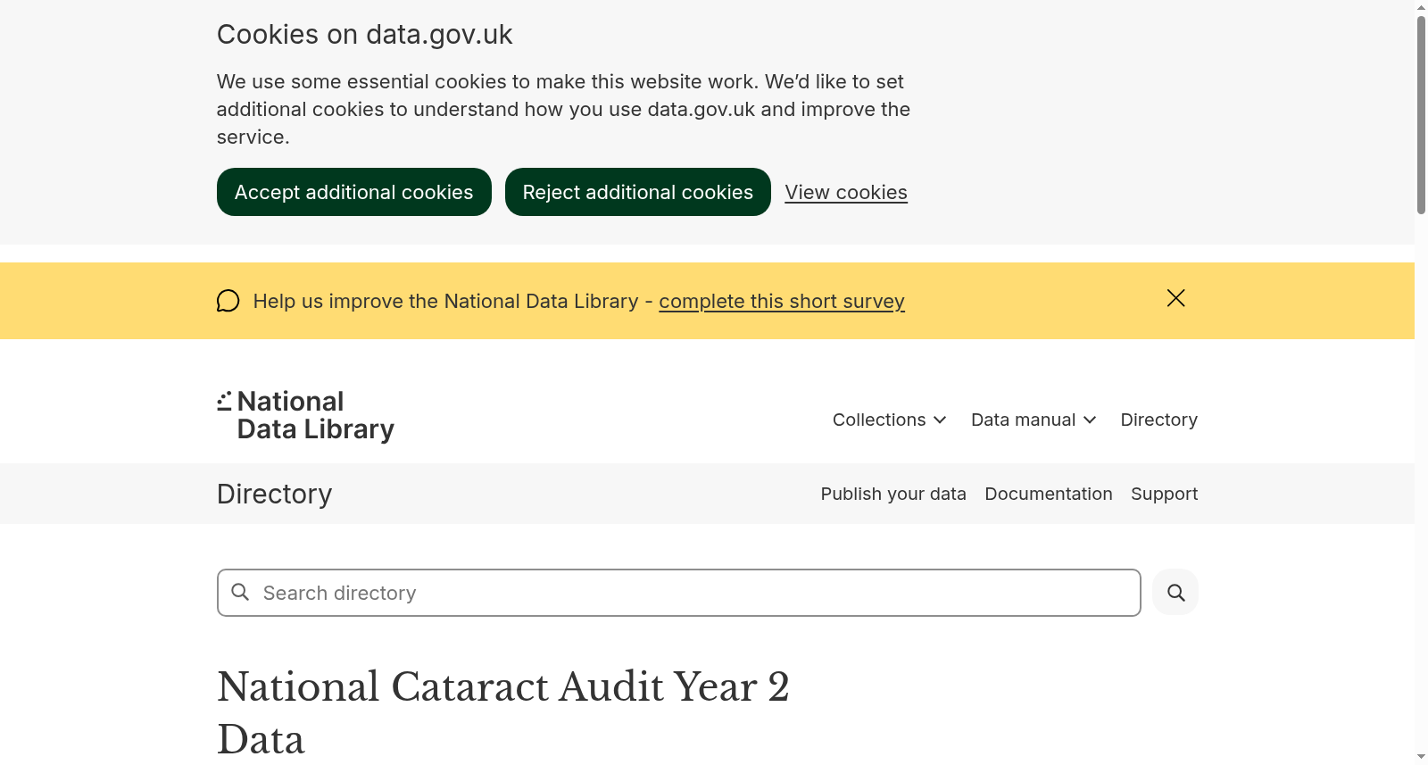 National Cataract Audit Year 2 Data 数据集图片