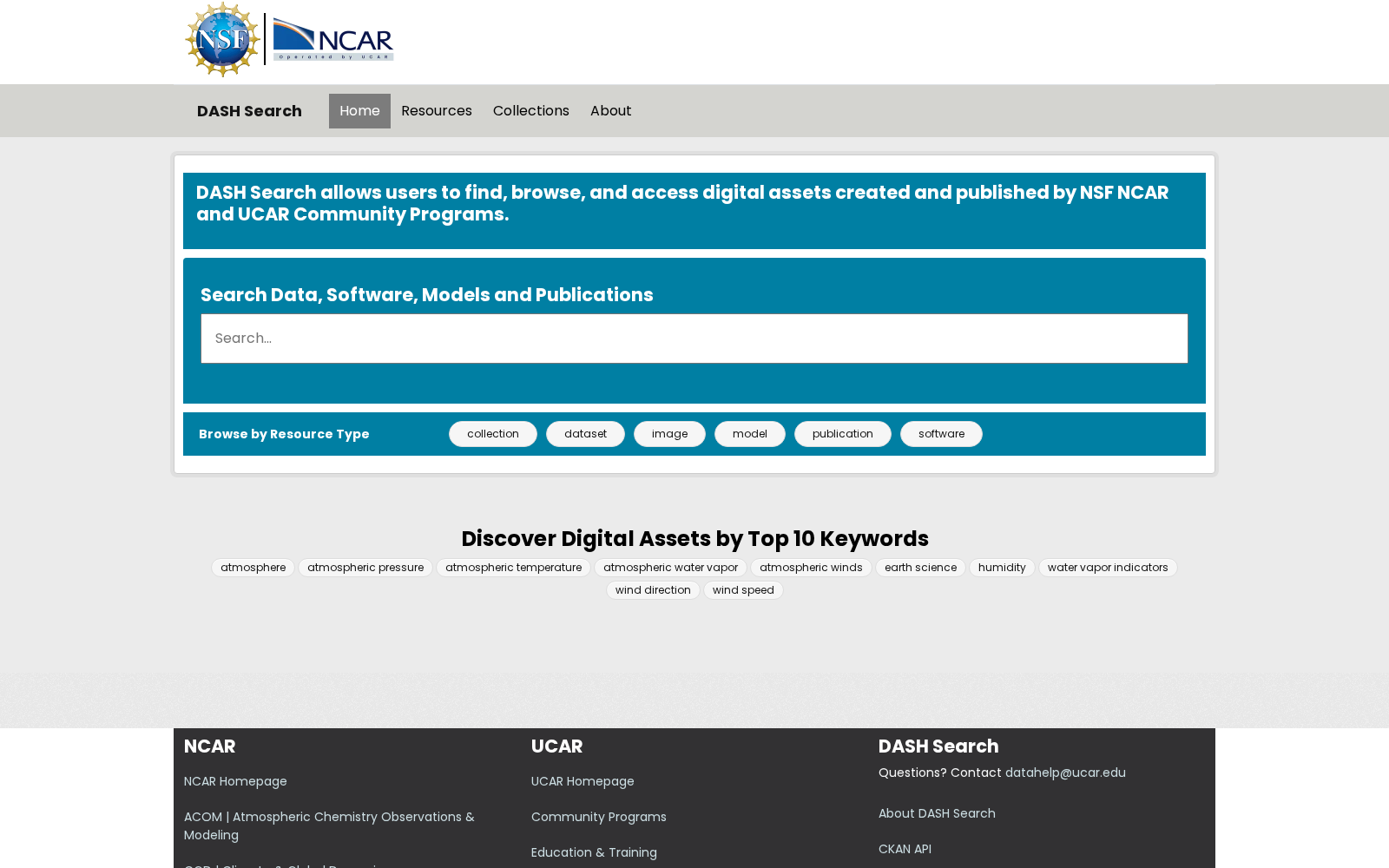 UCAR Digital Asset Services Hub 数据集图片