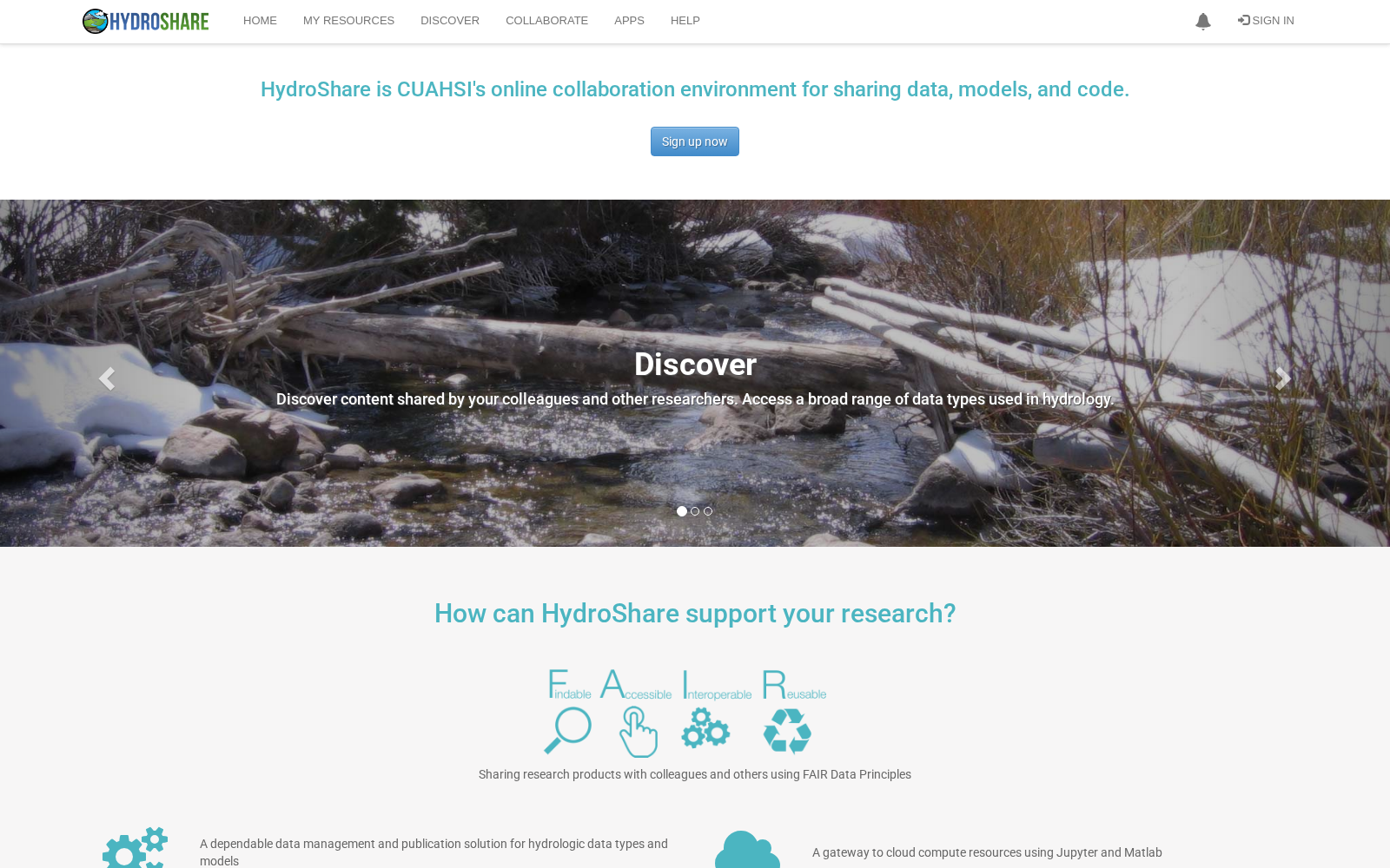HydroShare 数据集图片