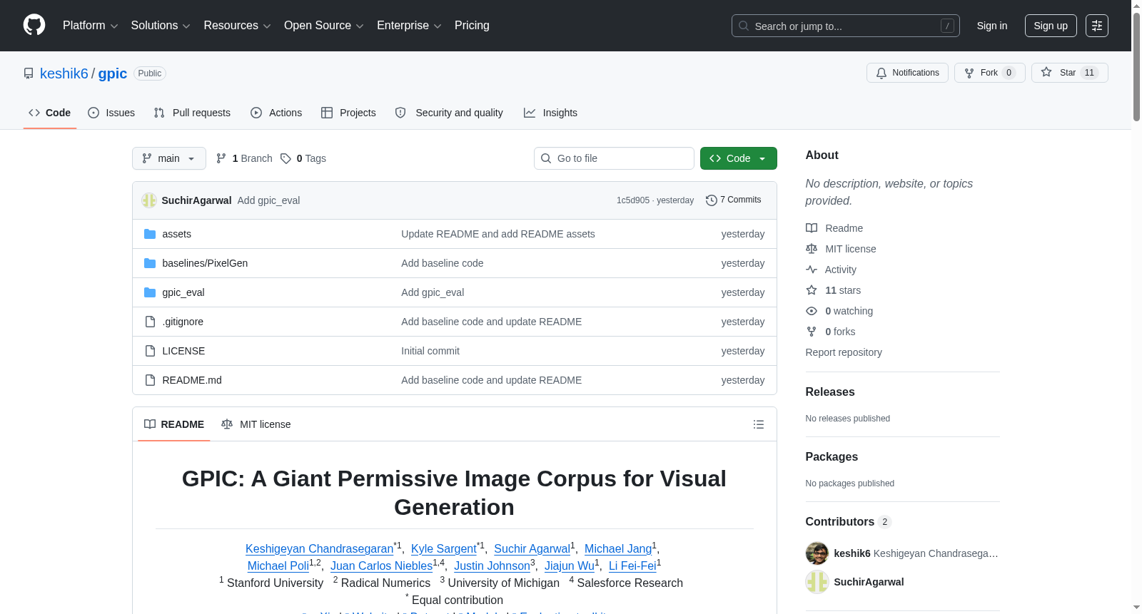 GPIC (Giant Permissive Image Corpus) 数据集图片