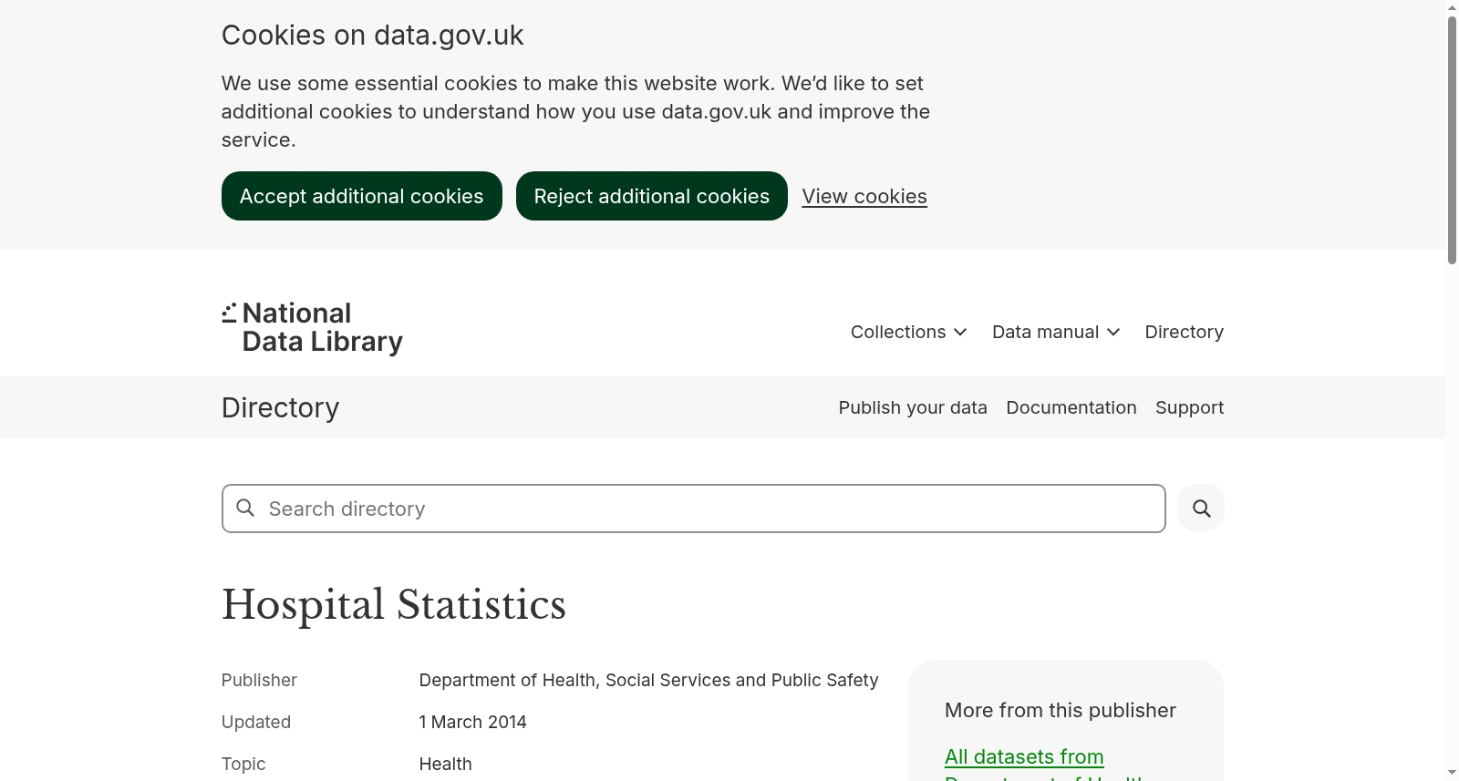 Hospital Statistics 数据集图片