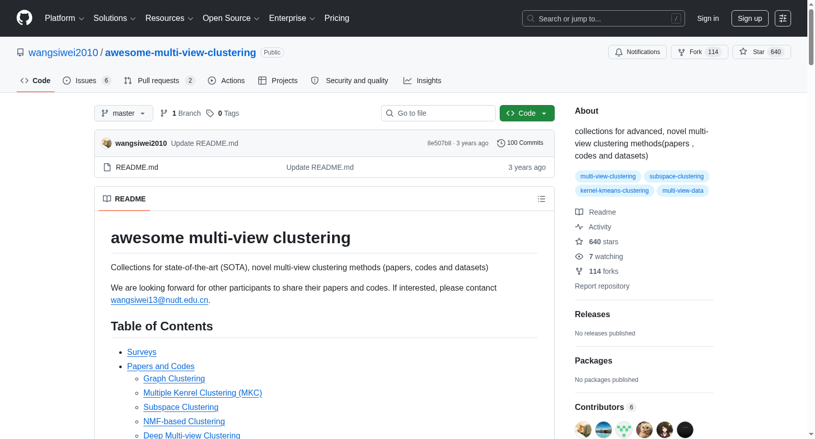awesome-multi-view-clustering 数据集图片