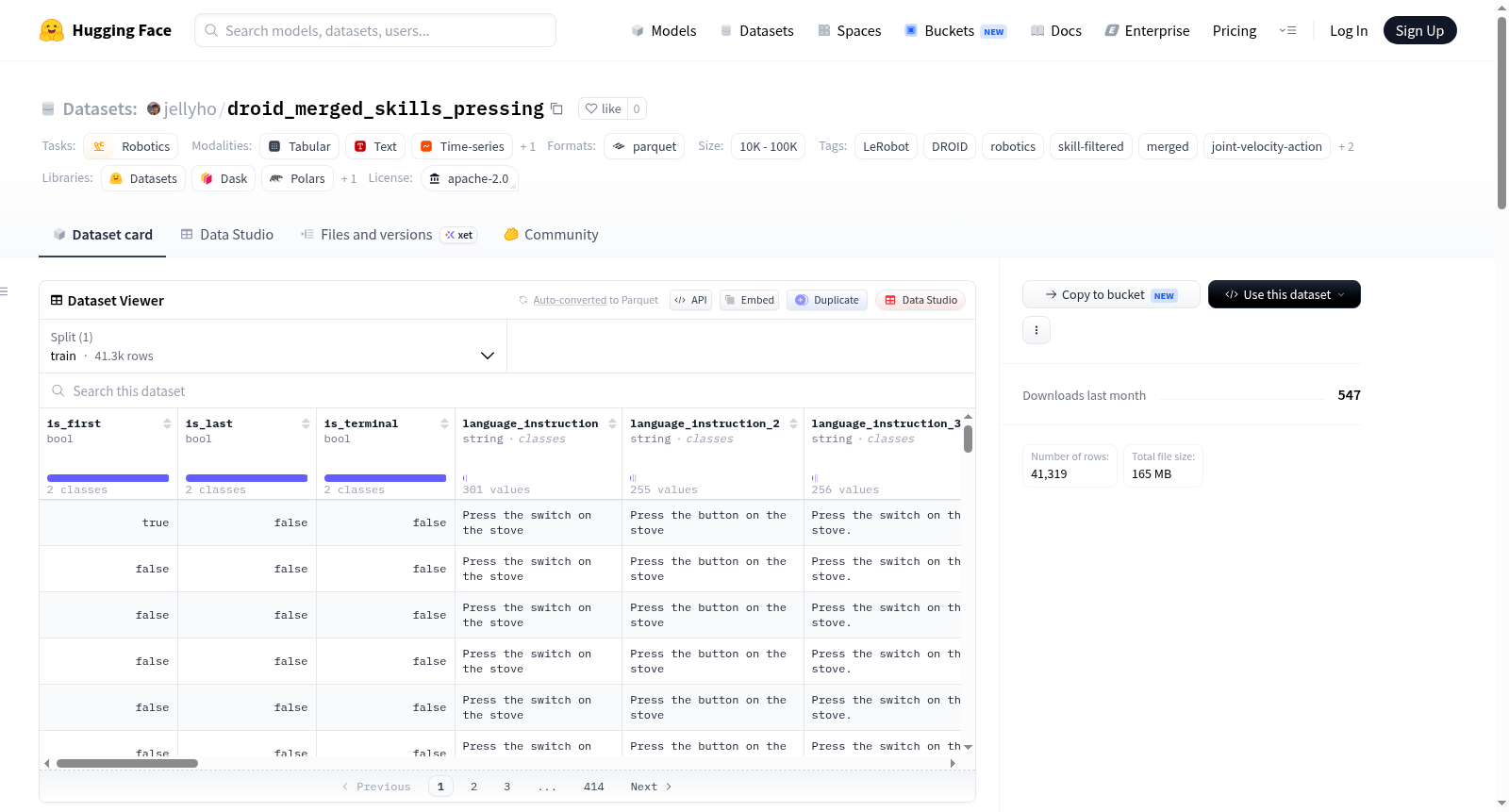 jellyho/droid_merged_skills_pressing 数据集图片