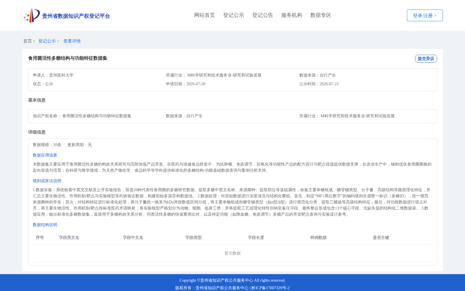 食用菌活性多糖结构与功能特征数据集 数据集图片