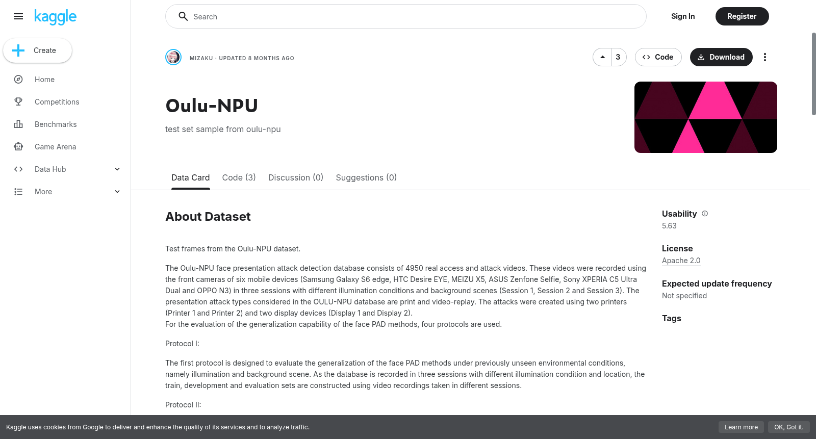 Oulu-NPU 数据集图片