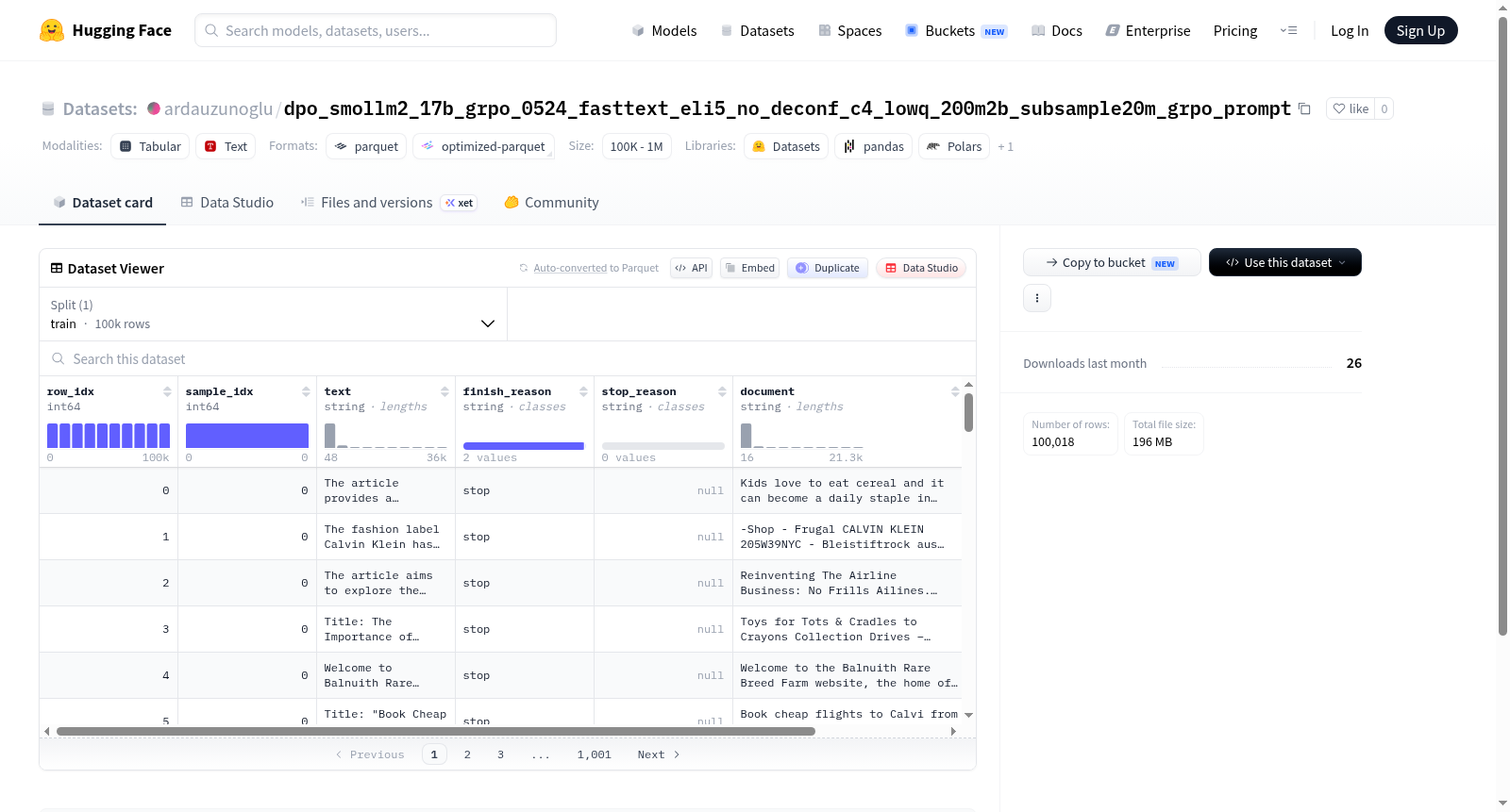ardauzunoglu/dpo_smollm2_17b_grpo_0524_fasttext_eli5_no_deconf_c4_lowq_200m2b_subsample20m_grpo_prompt 数据集图片